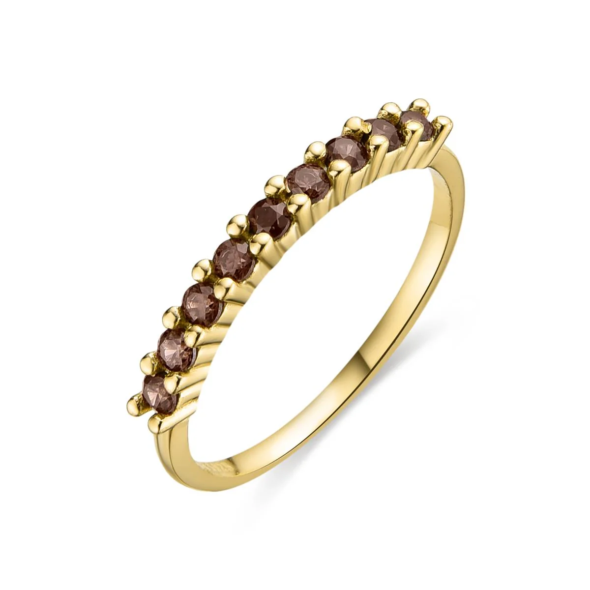 Anillo Reiva Plata de Ley 925 - Reiva MARRON