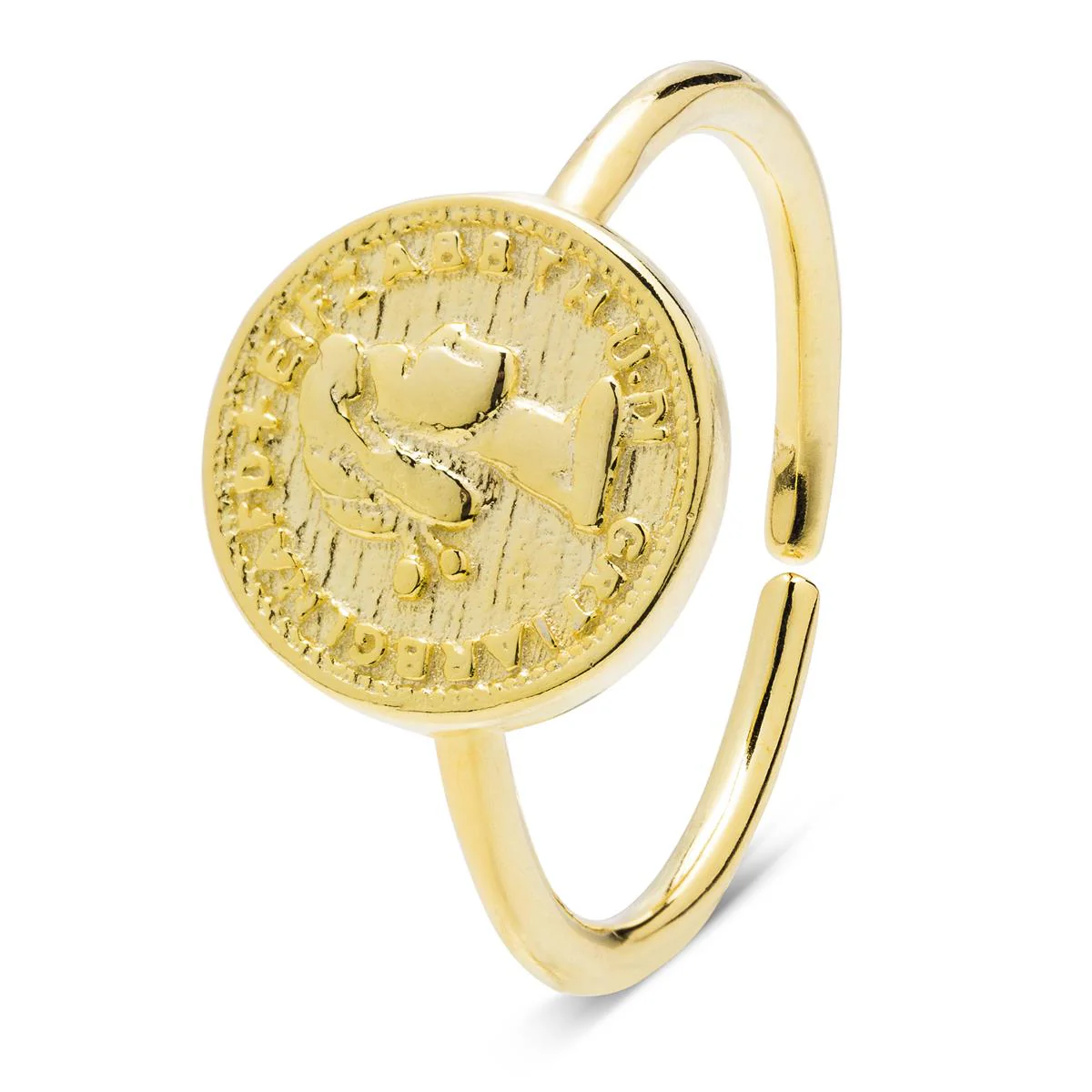 Anillo Renke Plata De Ley 925 - Renke AMARILLO