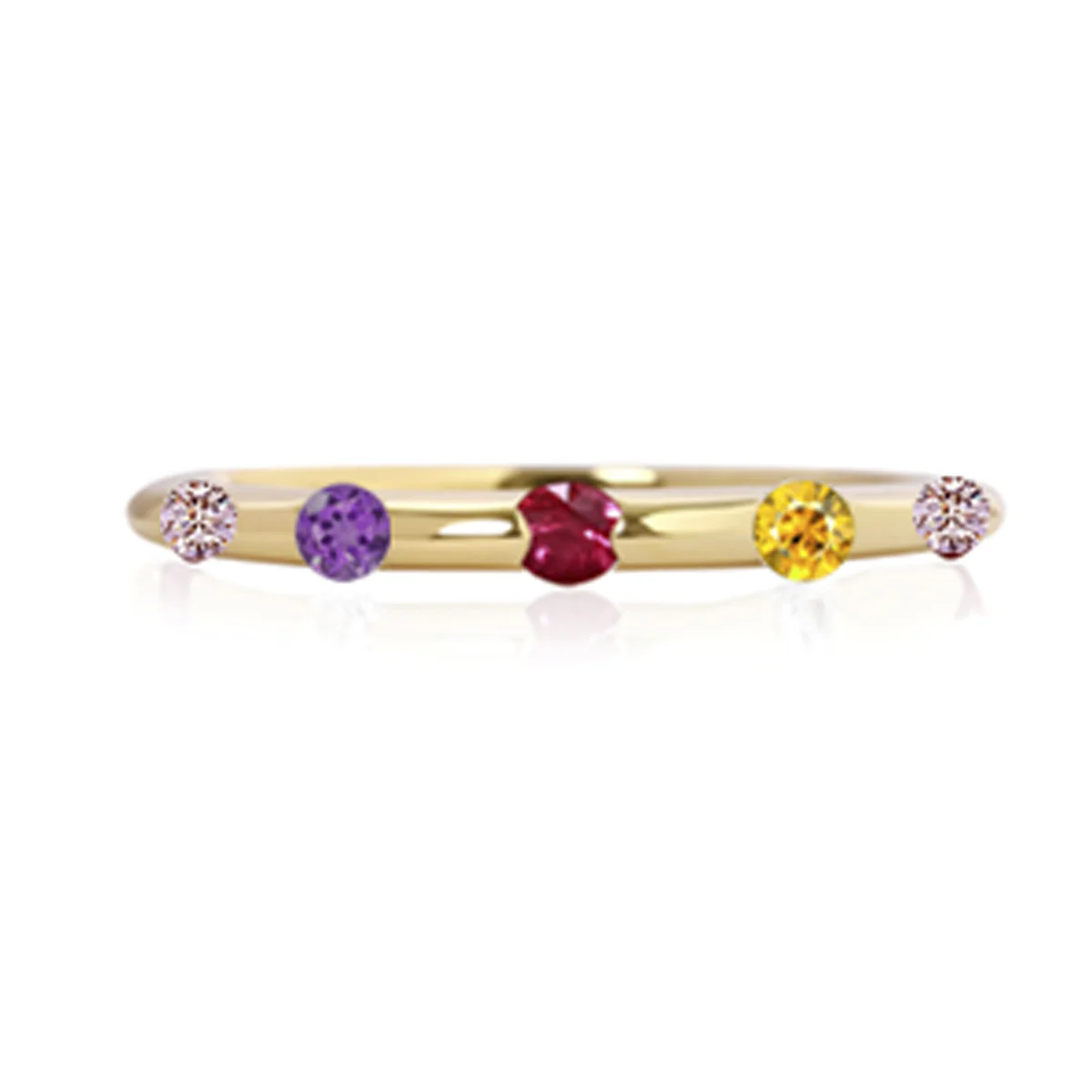 Anillo Rheisa Plata De Ley 925 - Rheisa MULTICOLOR