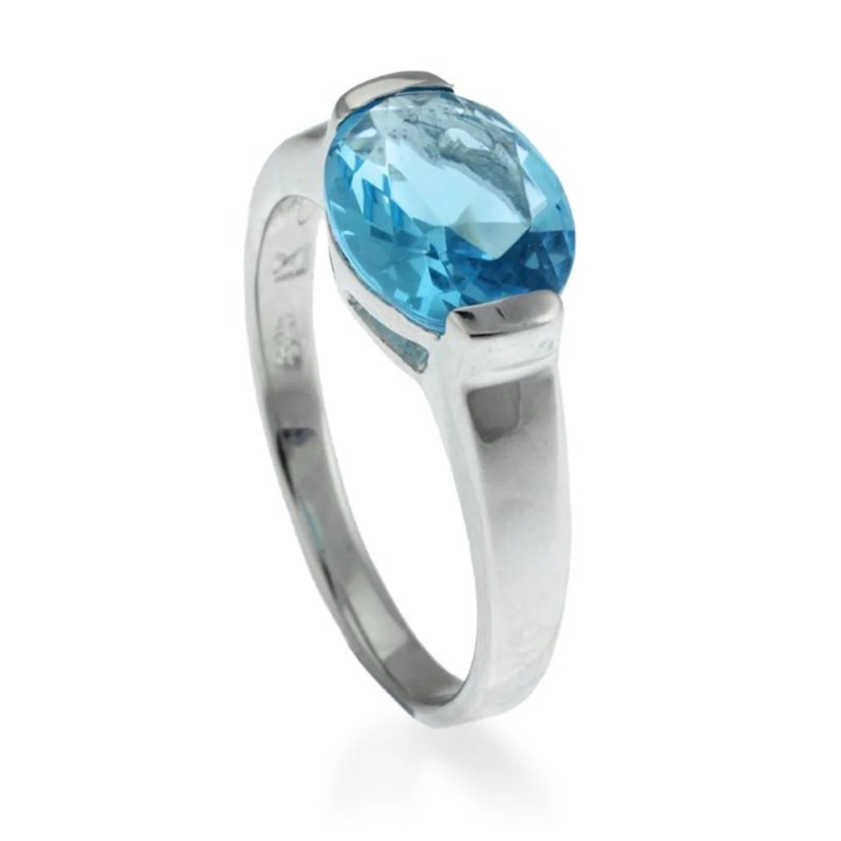 Anillo Seisporocho Plata De Ley 925 - Seisporocho AZUL