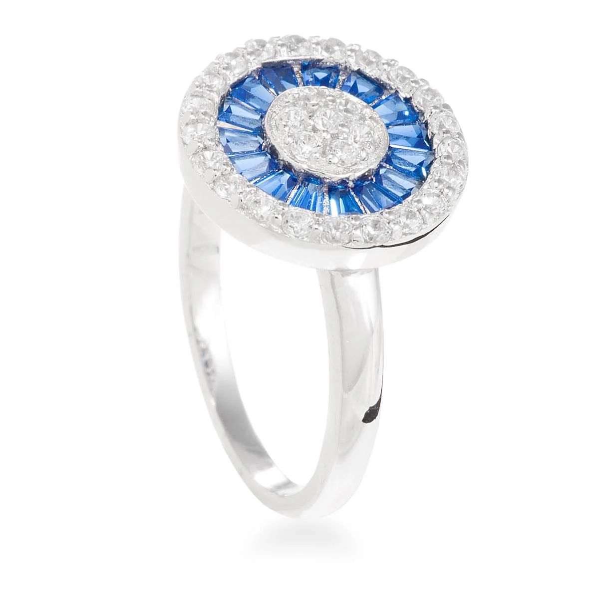 Anillo Seiten Plata De Ley 925 - Seiten AZUL