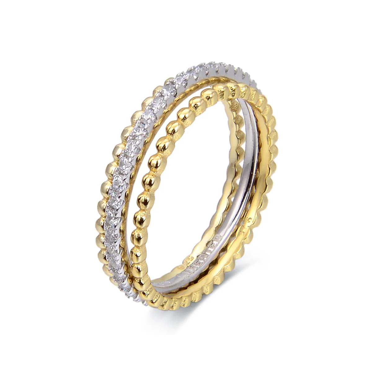 Anillo Sesaf Plata De Ley 925 - Sesaf AMARILLO