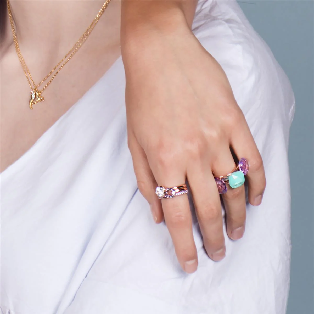 Anillo Seweh Plata De Ley 925 - Seweh MORADO - Image 2