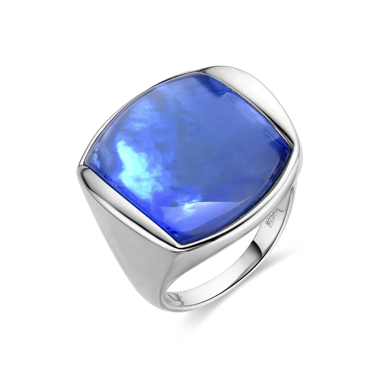 Anillo Shay Plata de Ley 925 - Shay AZUL