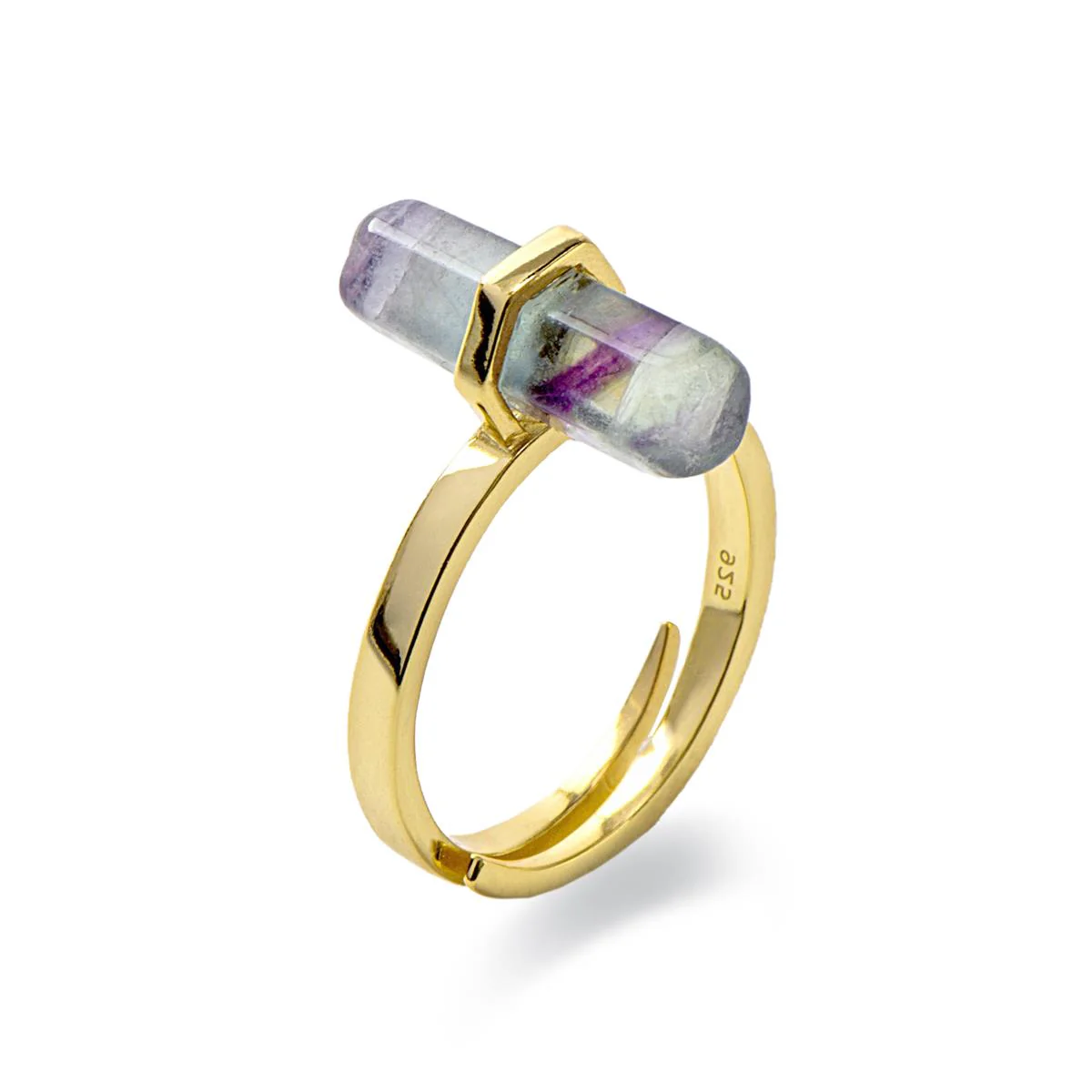 Anillo Shiva Plata De Ley 925 - Shiva VERDE