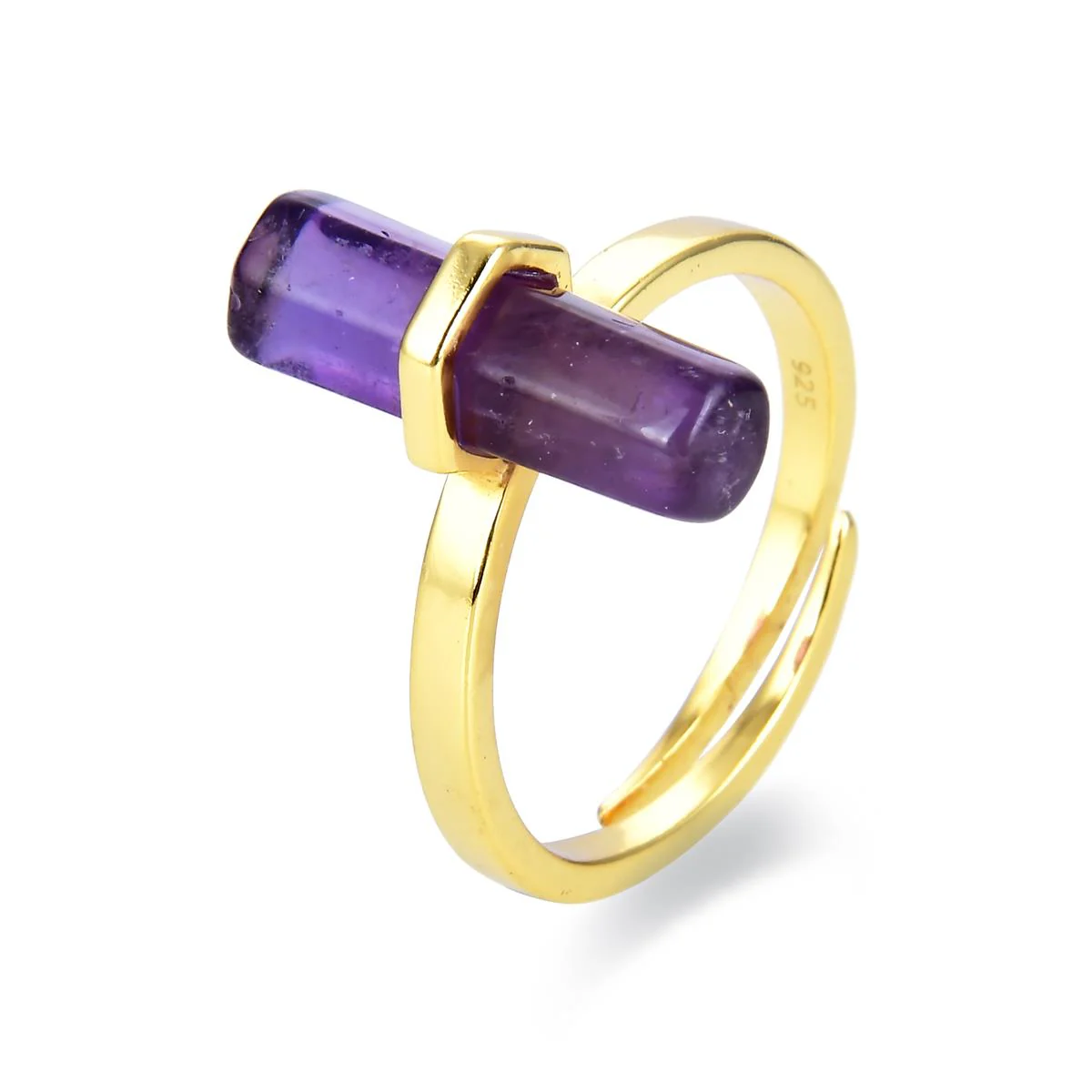 Anillo Shiva Plata De Ley 925 - Shiva MORADO