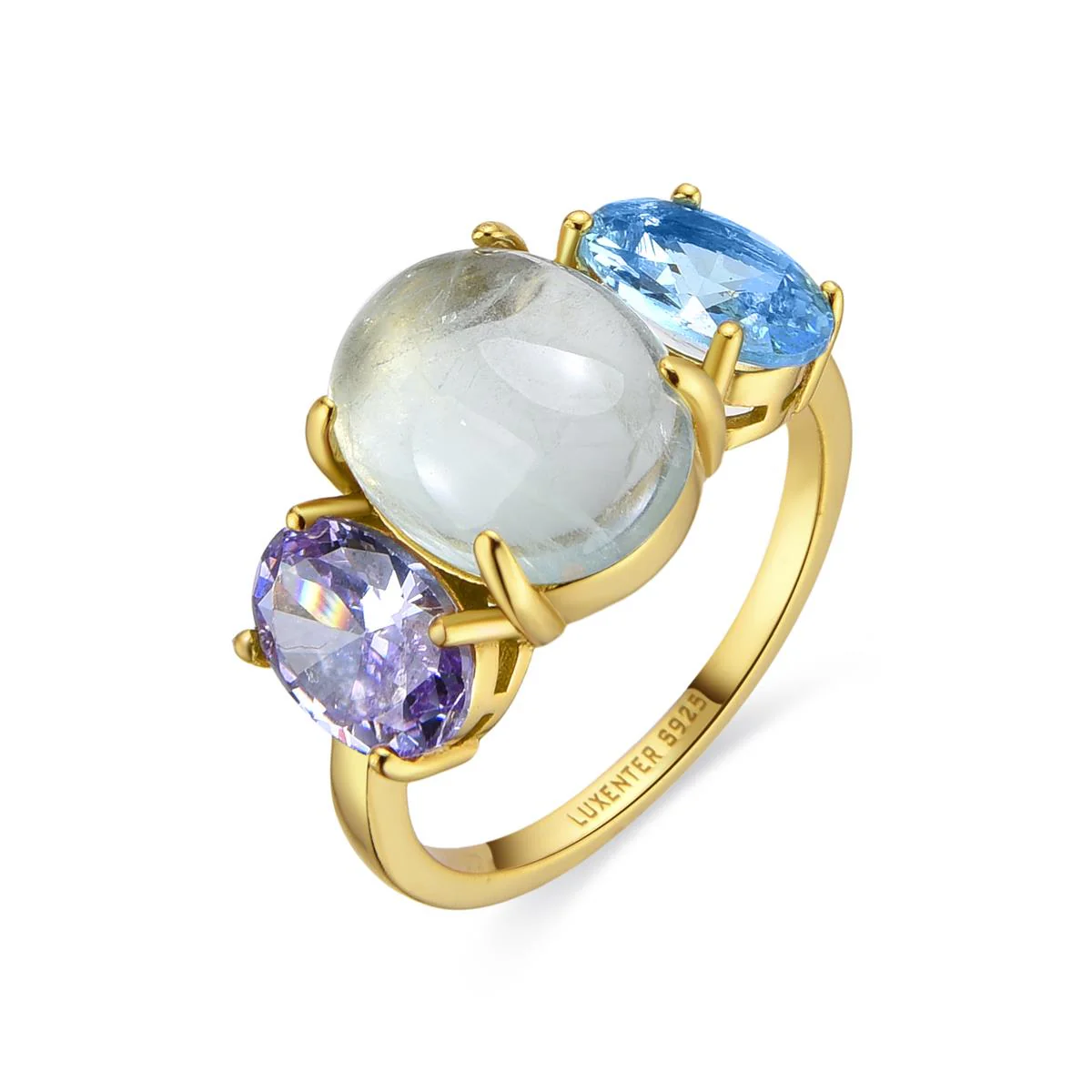 Anillo Shyni Plata de Ley 925 - Shyni VERDE