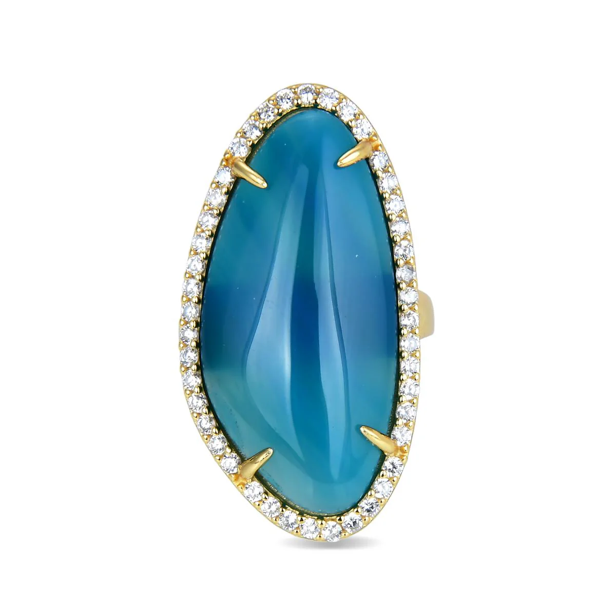 Anillo Sibbar Plata De Ley 925 - Sibbar AZUL - Image 3