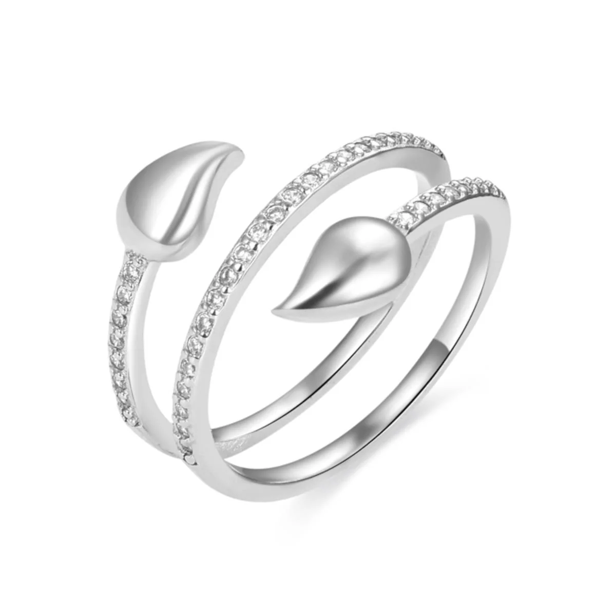 Anillo Sugo Plata De Ley 925 - Sugo BLANCO