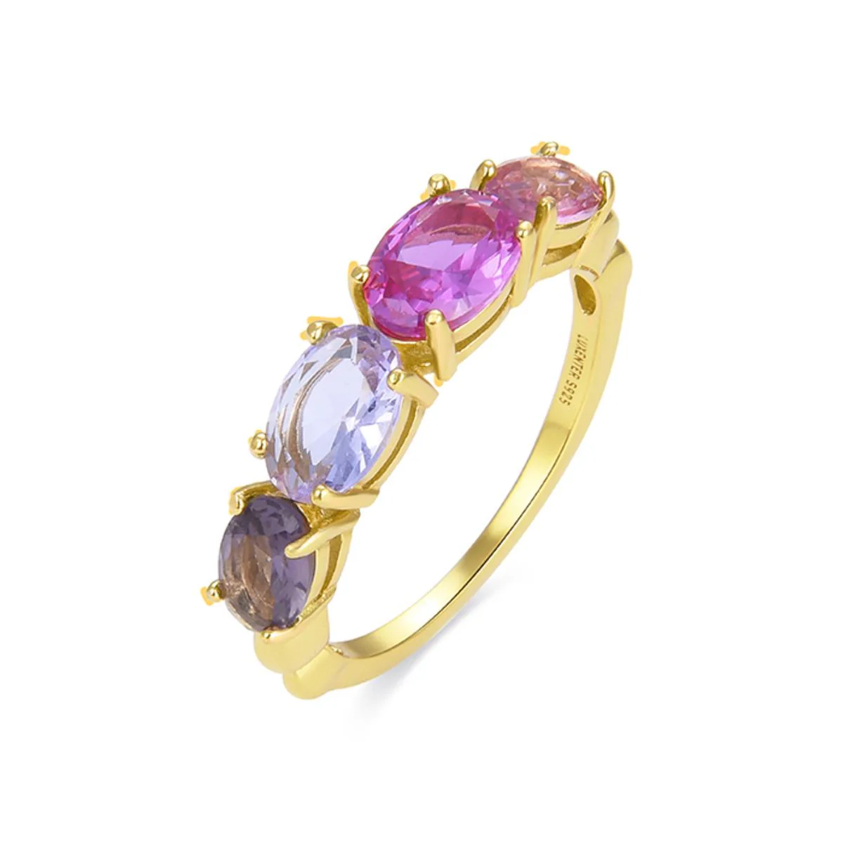 Anillo Sytsa Plata De Ley 925 - Sytsa MORADO