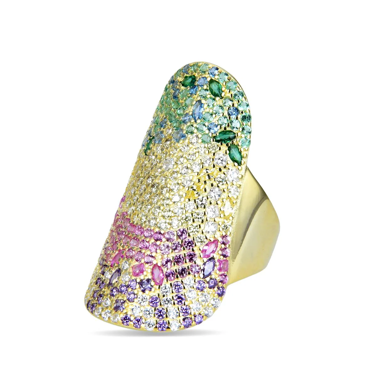 Anillo Thallik Plata De Ley 925 - Thallik MULTICOLOR