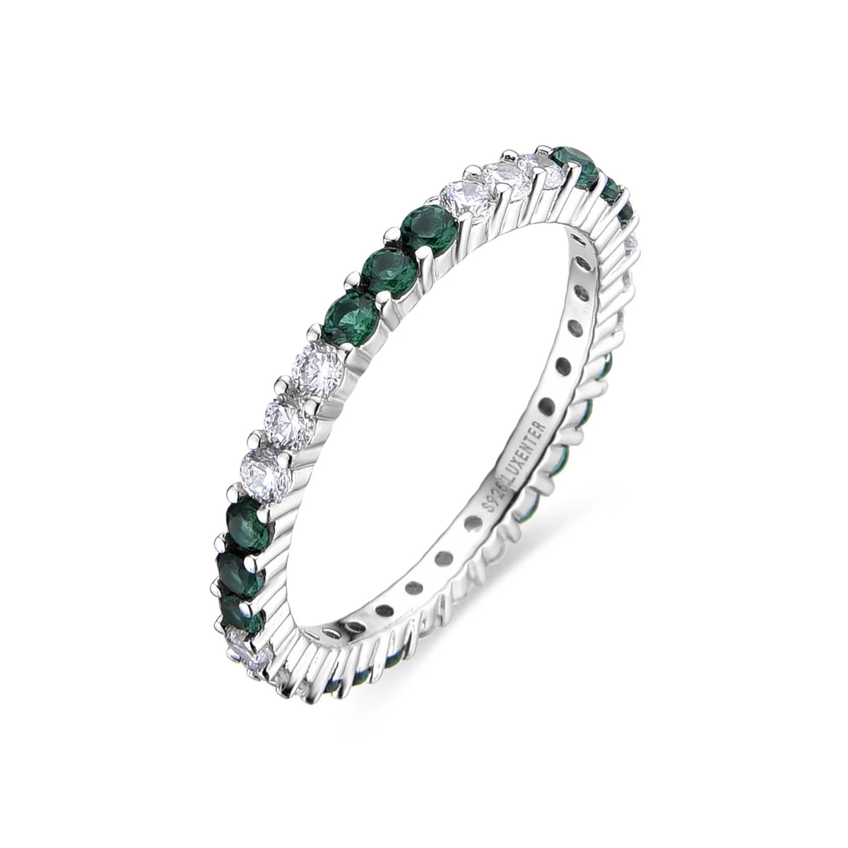 Anillo Thana Plata de Ley 925 - Thana VERDE
