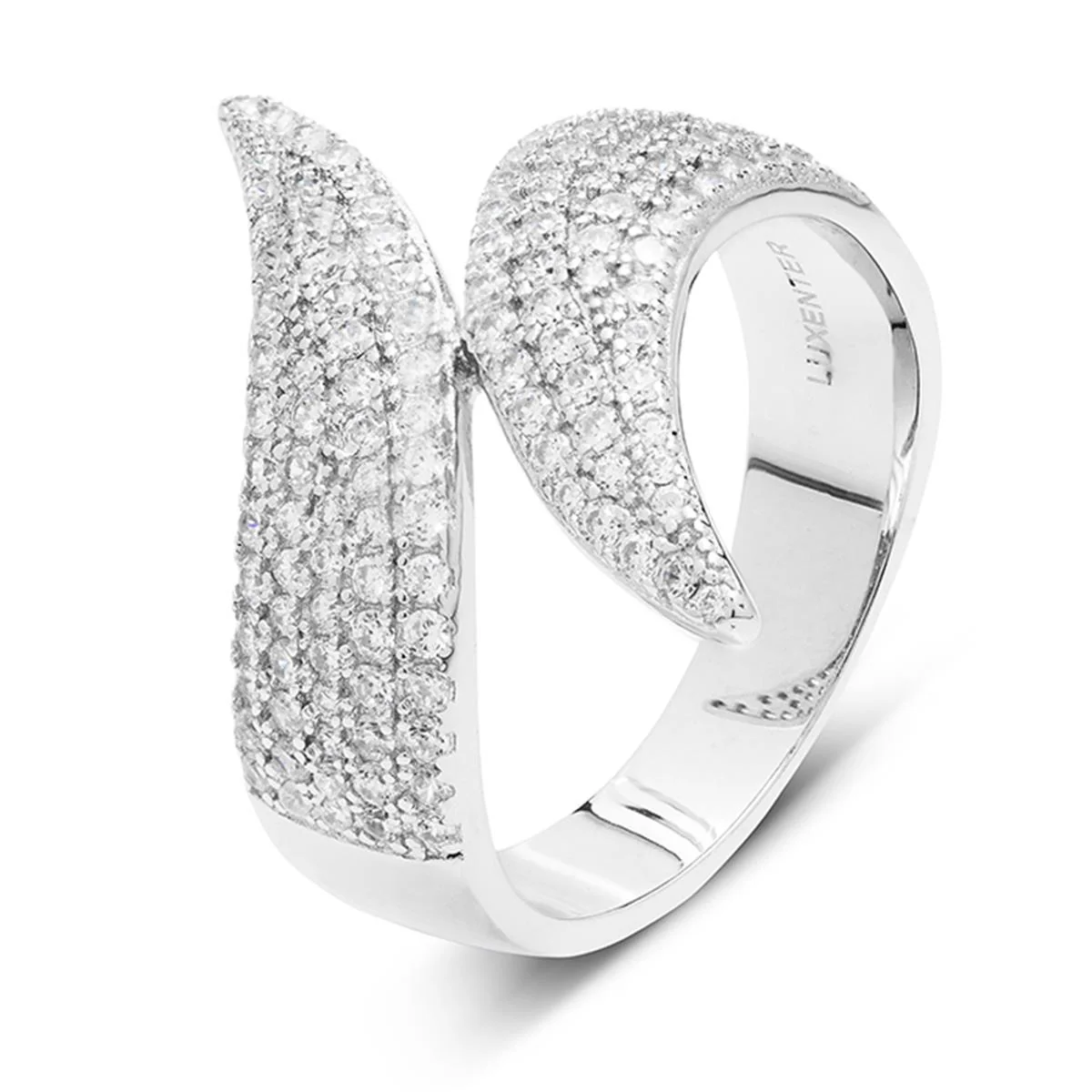 Anillo Thasry plata y circonita brillante - Thasry BLANCO