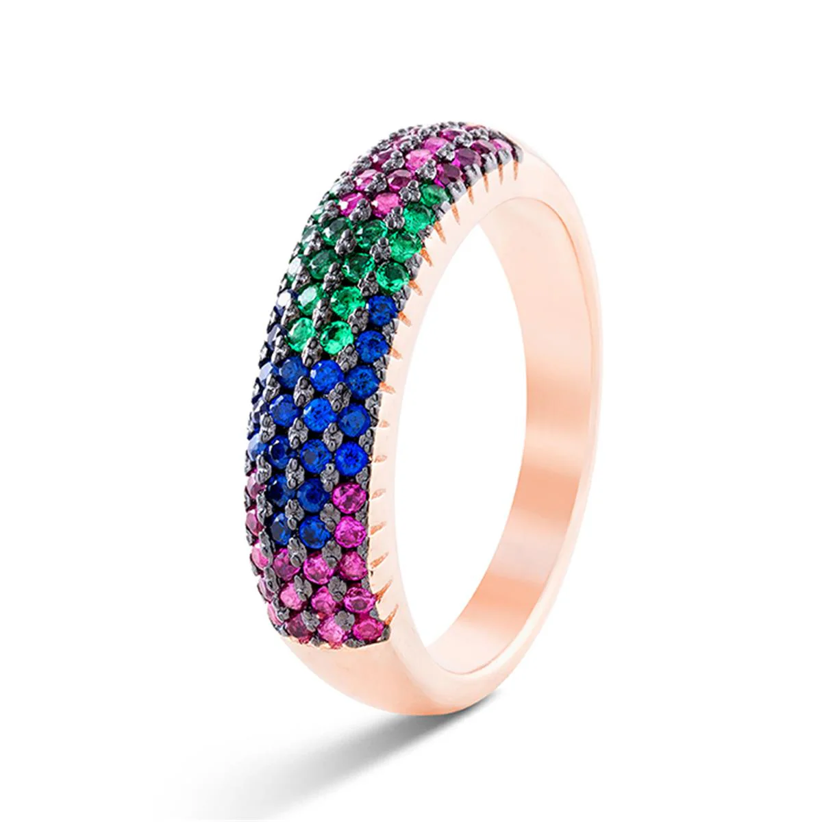 Anillo Thesul Plata De Ley 925 - Thesul MULTICOLOR