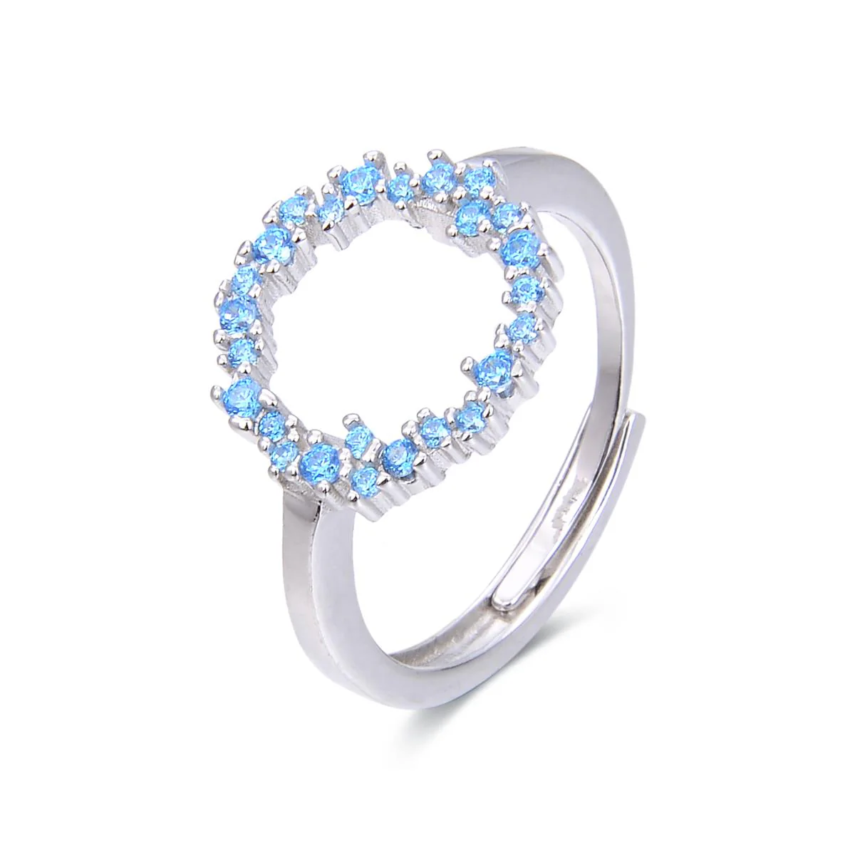 Anillo Thilak Plata De Ley 925 - Thilak AZUL