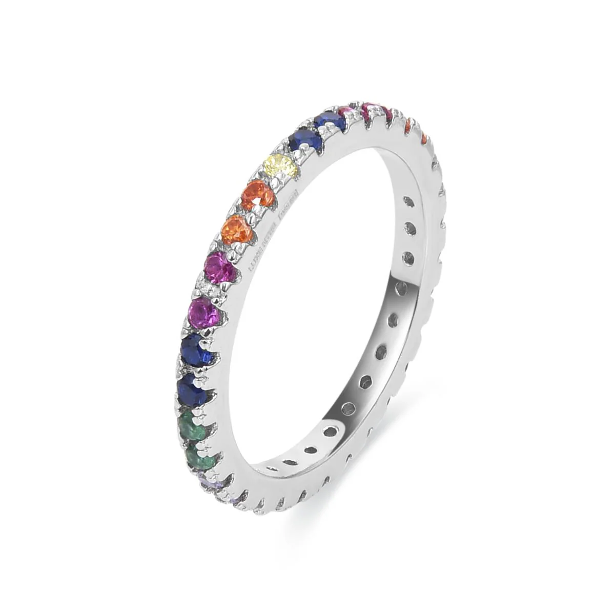 Anillo Tifias De Plata De Ley 925 - Tifias MULTICOLOR