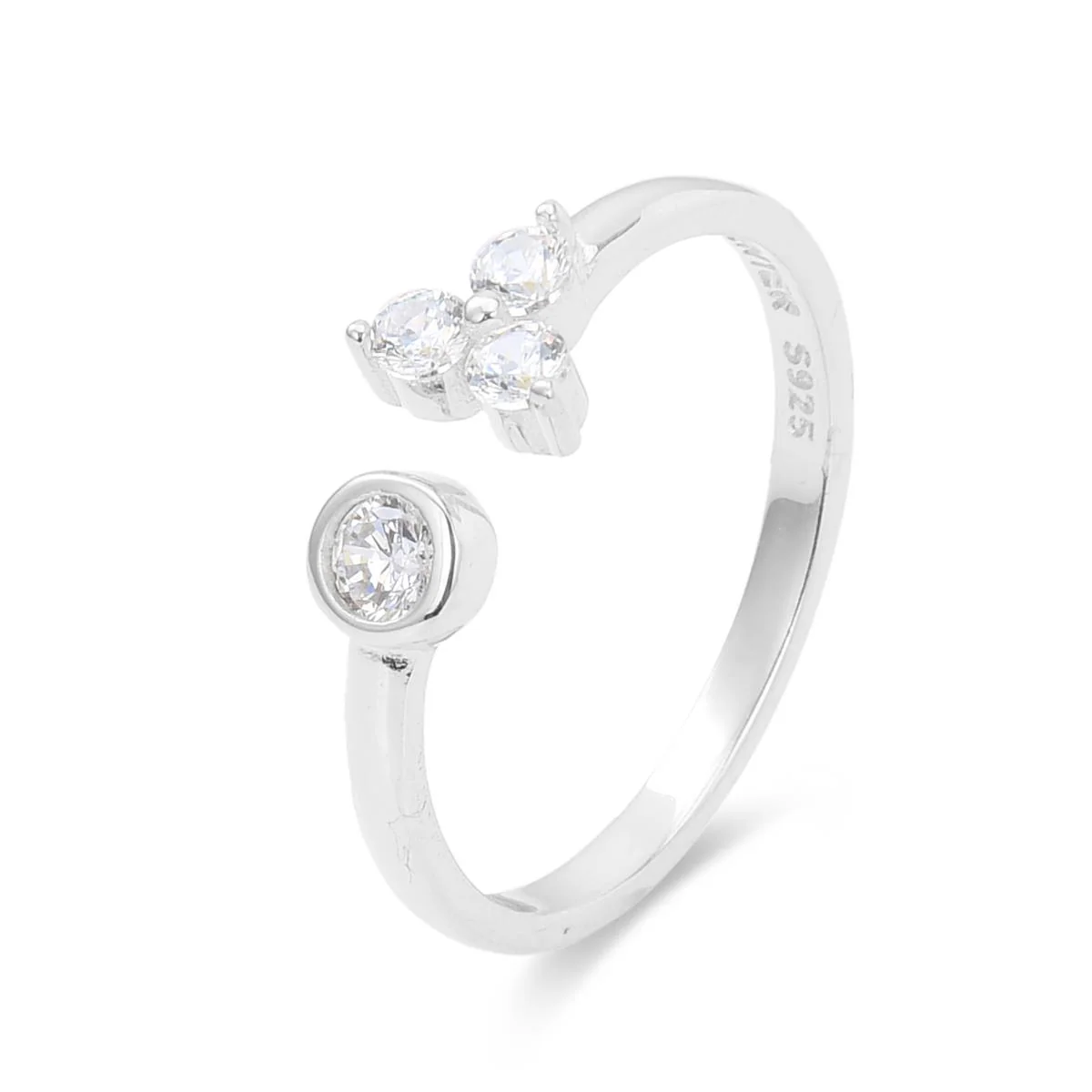 Anillo Tilen Plata De Ley 925 - Tilen BLANCO