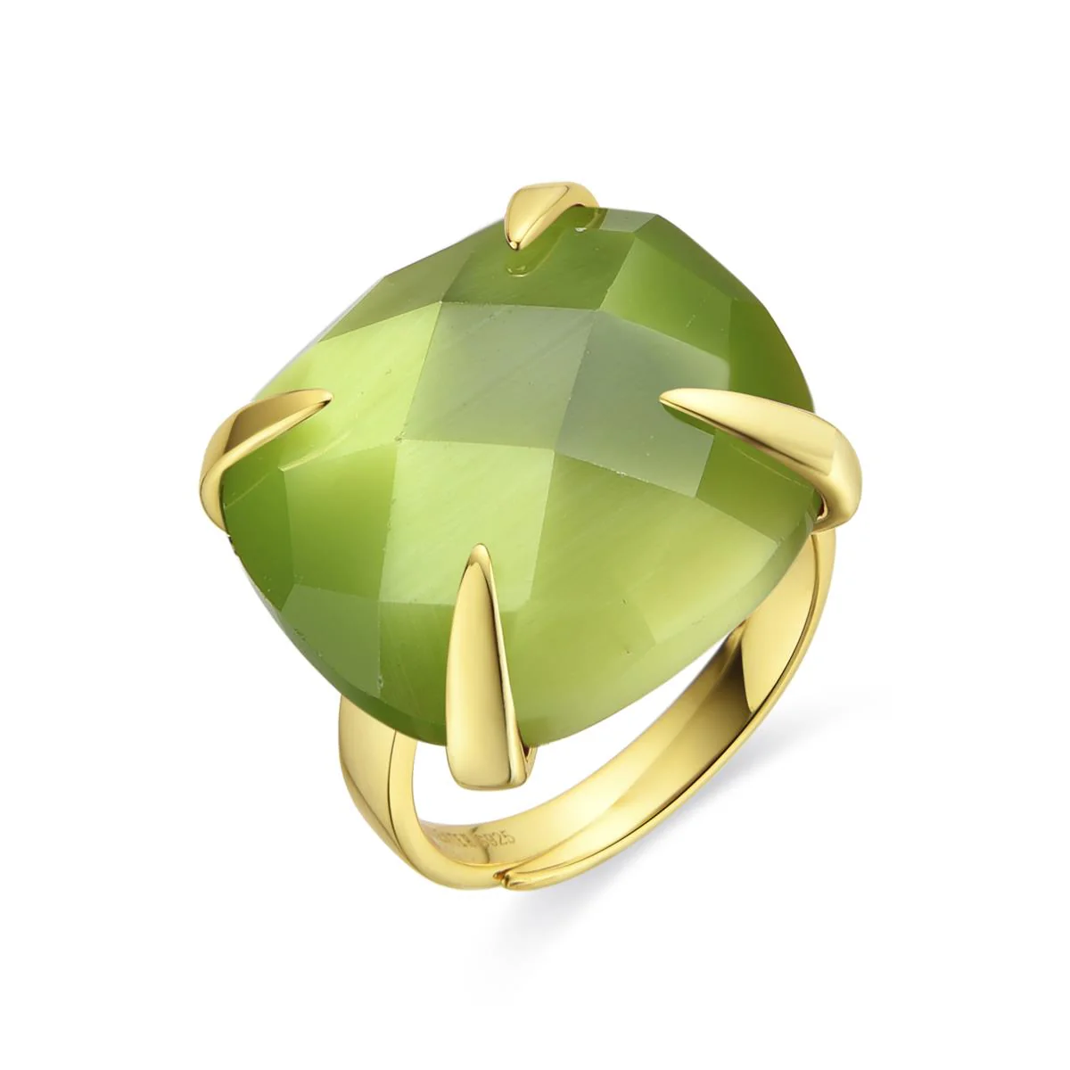 Anillo Timbur Plata de Ley 925 - Timbur VERDE