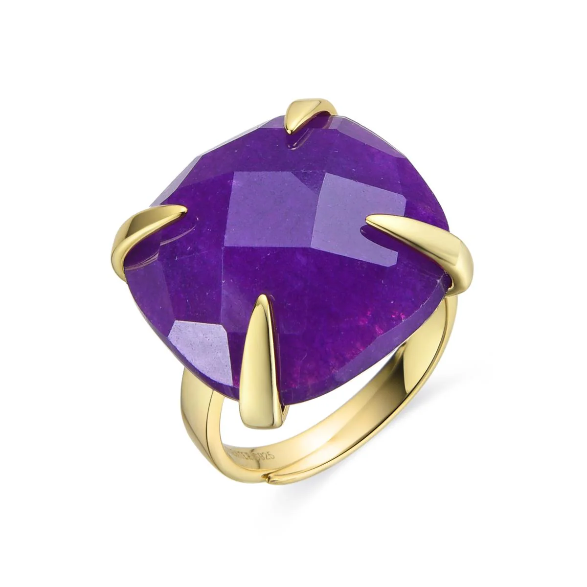 Anillo Timbur Plata de Ley 925 - Timbur MORADO