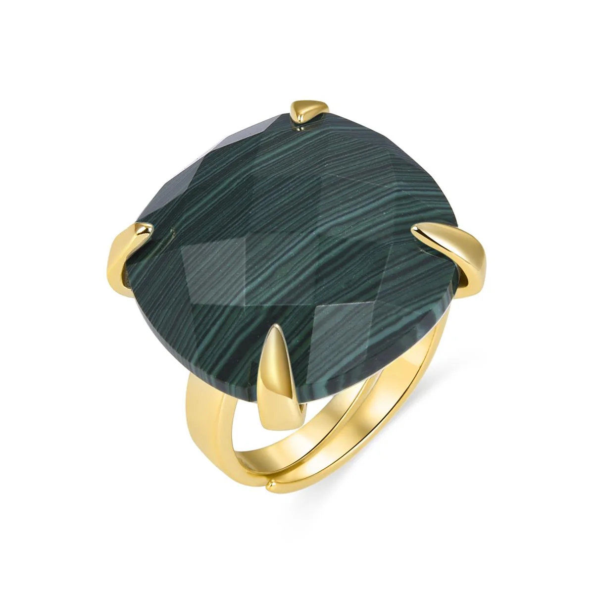 Anillo Timbur Plata De Ley 925 - Timbur VERDE