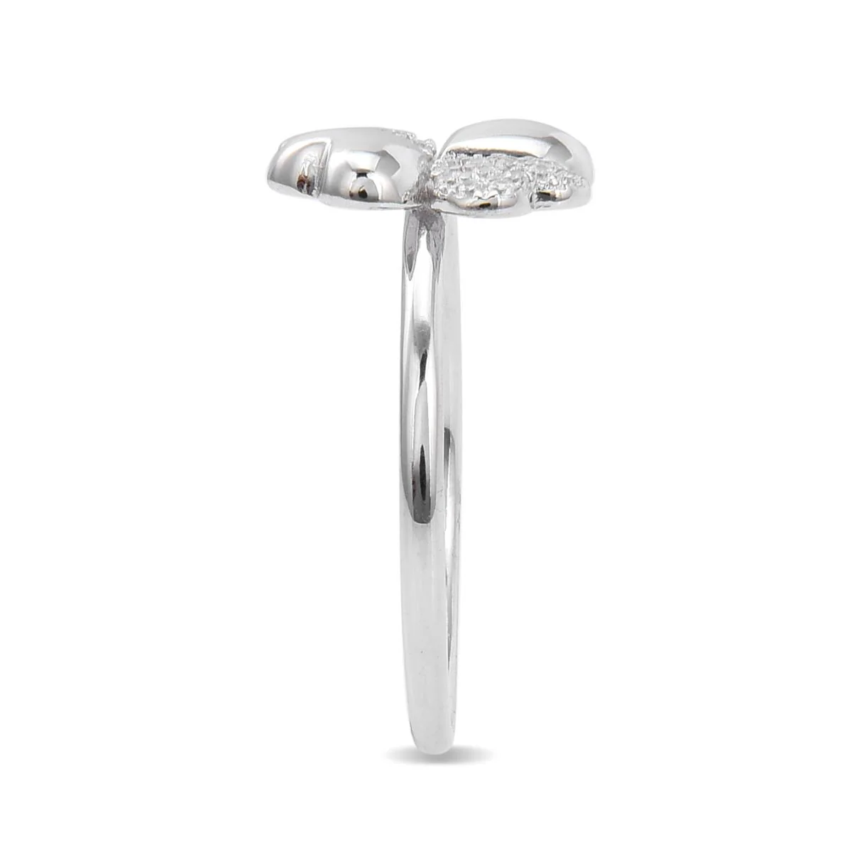 Anillo Trébol Plata De Ley 925 - Trébol BLANCO - Image 2