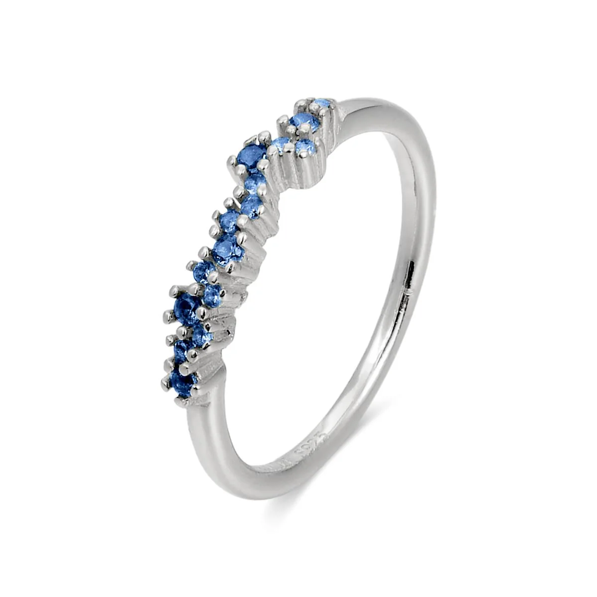Anillo Tyrlor Plata De Ley 925 - Tyrlor AZUL