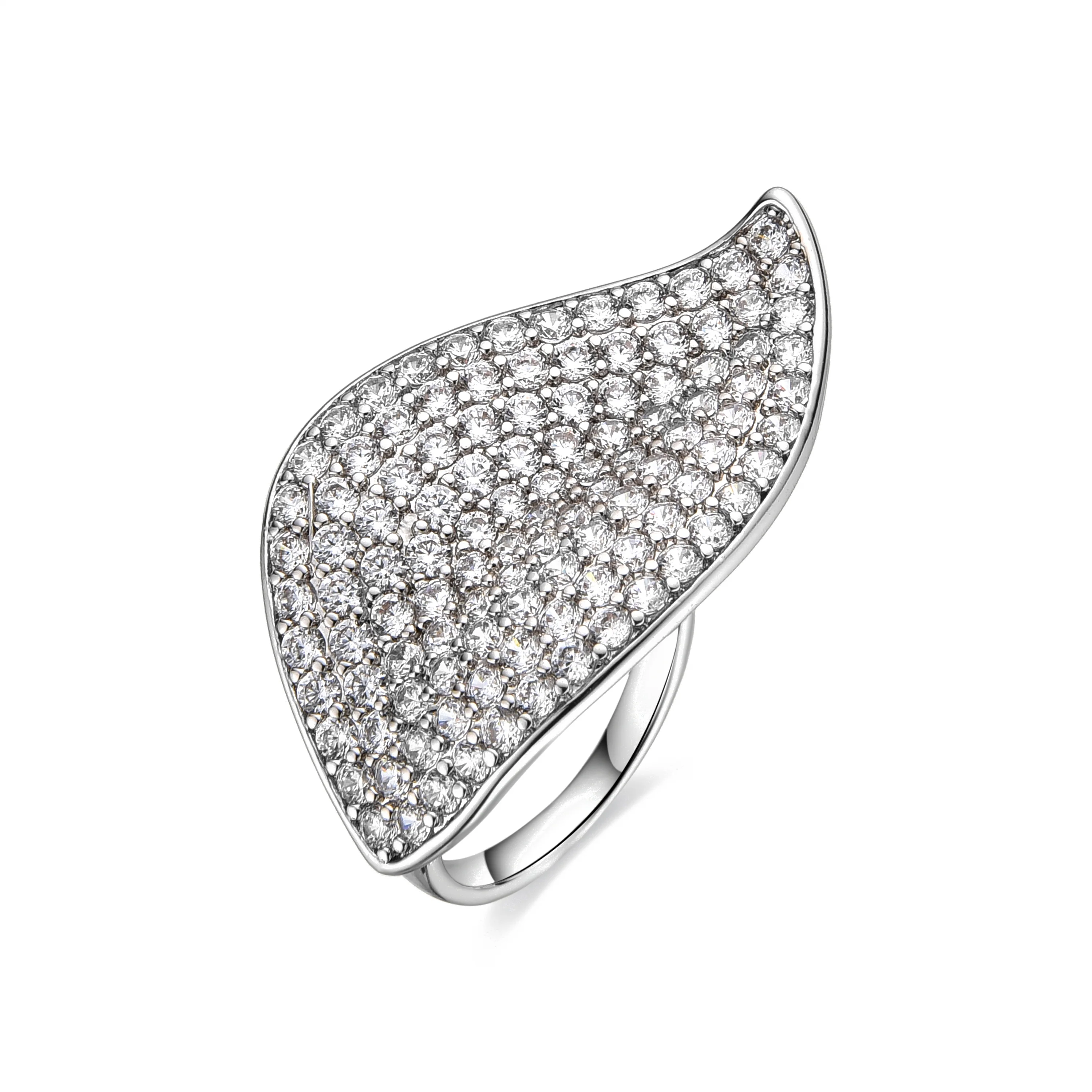 Anillo con Circonita Brillante acabado plata - Umha