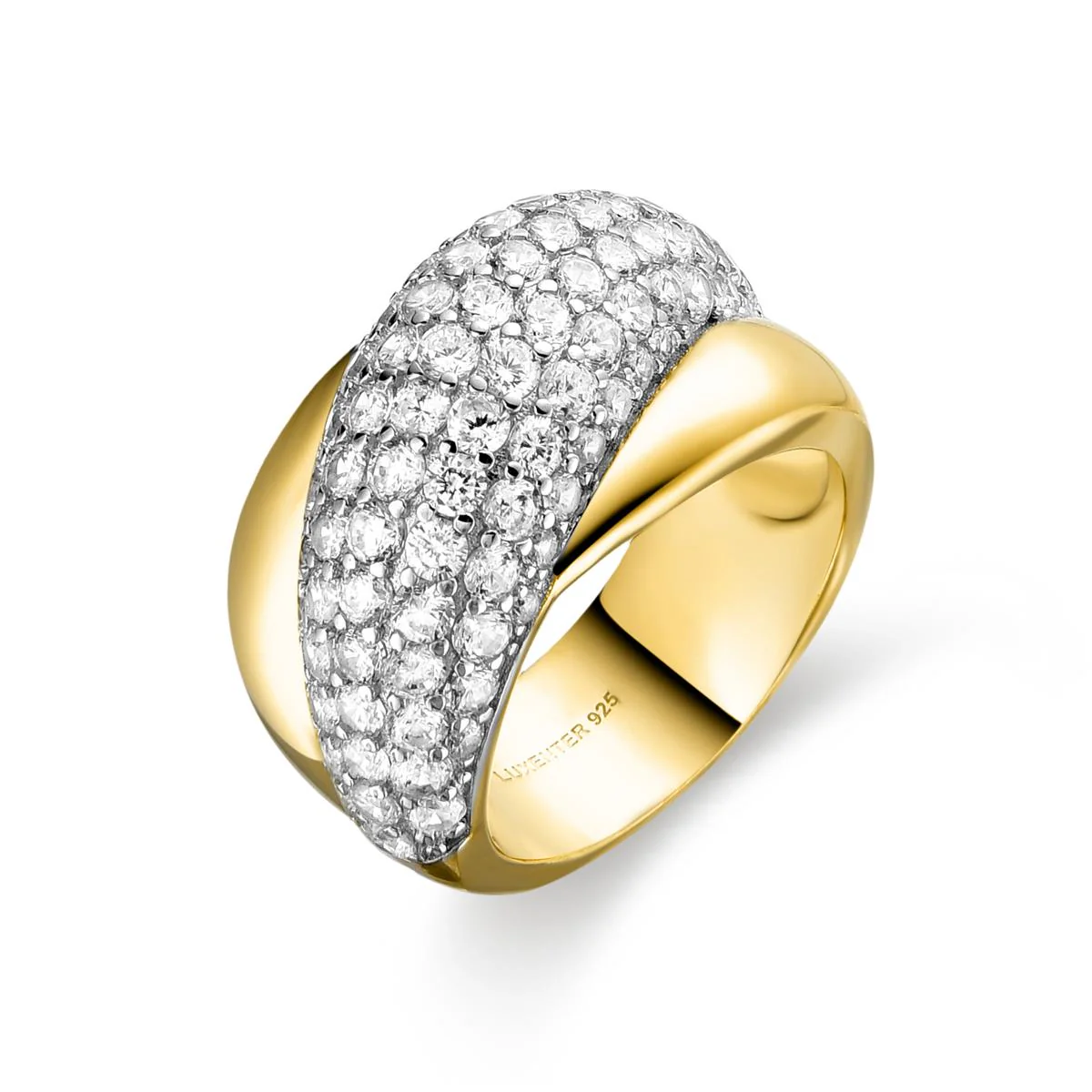 Anillo Ural Plata de Ley 925 - Ural BLANCO