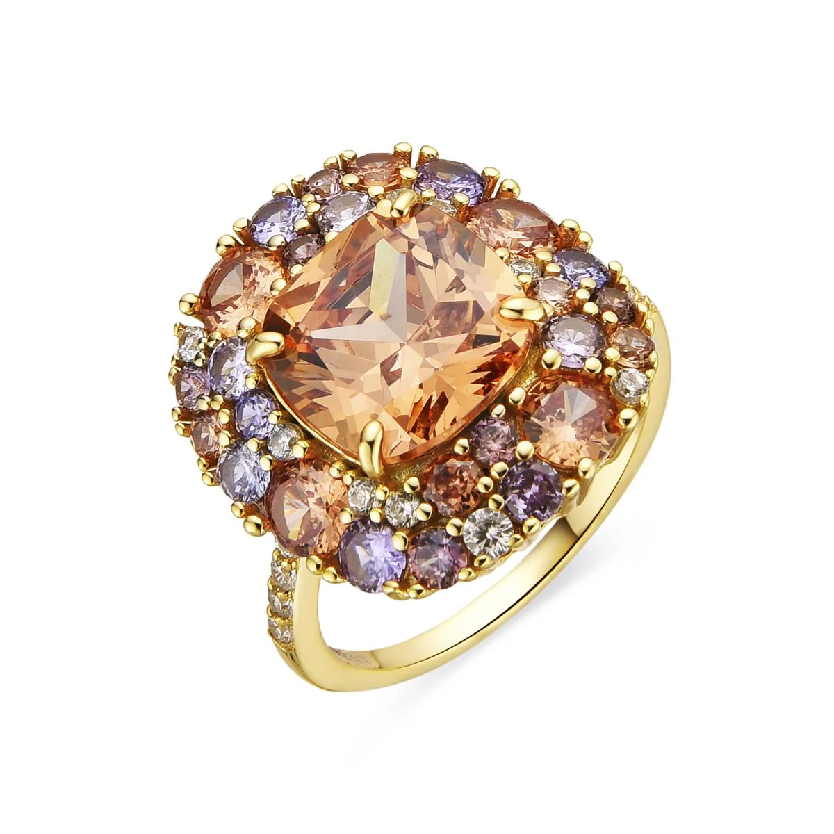 Anillo Uxre Plata de Ley 925 - Uxre MULTICOLOR