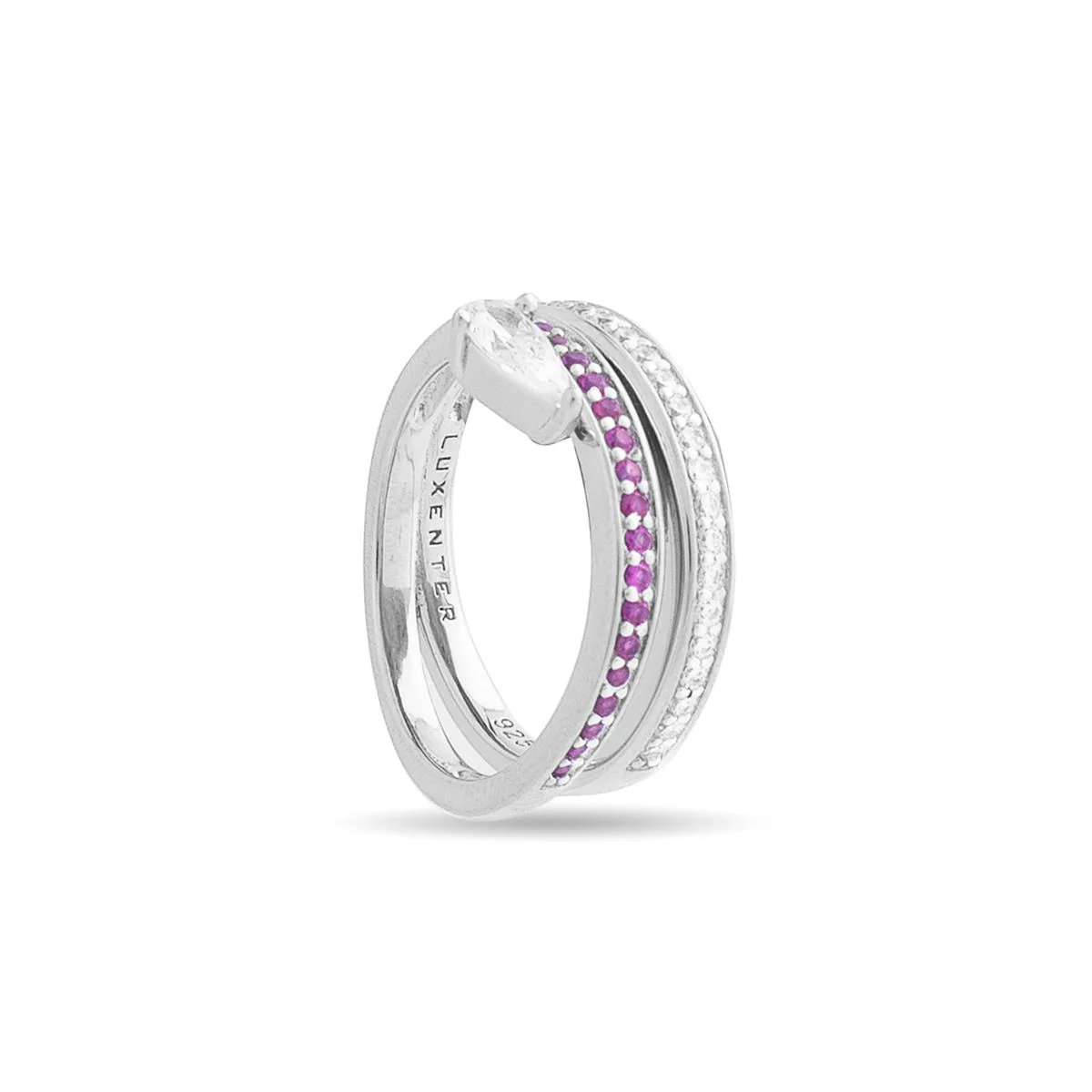 Anillo Vapak Plata De Ley 925 - Vapak ROJO