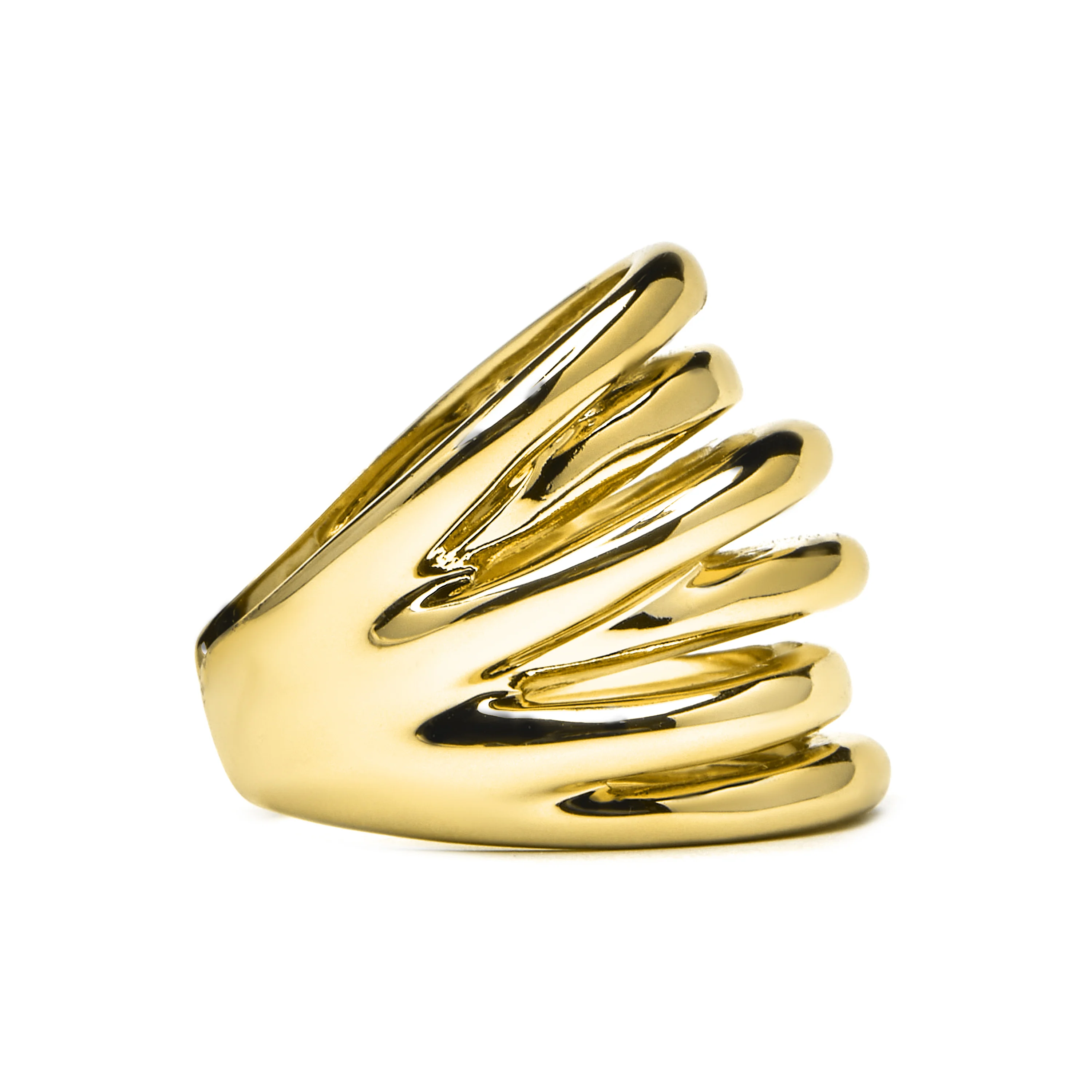 Anillo acabado en oro amarillo 18K - Vermixi - Image 3