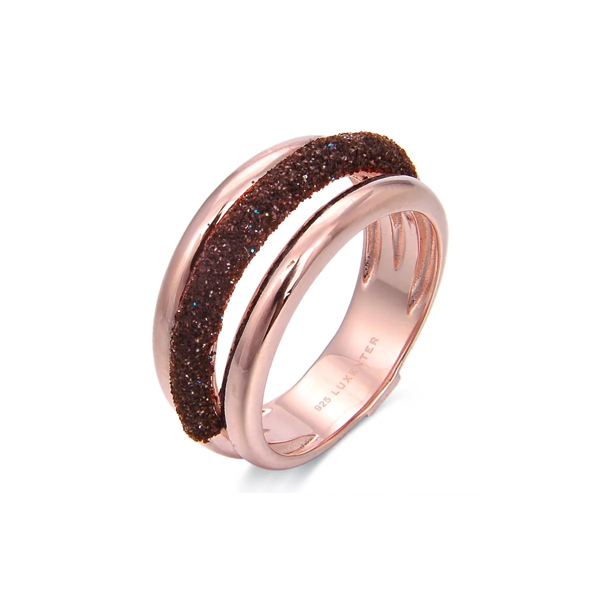 Anillo Viopes Plata De Ley 925 - Viopes MARRON