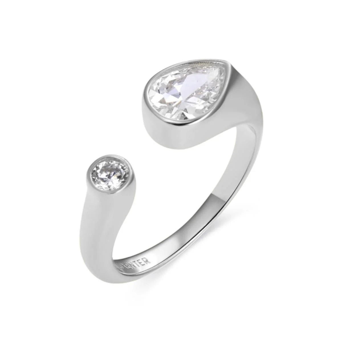 Anillo Viusal Plata De Ley 925 - Viusal BLANCO