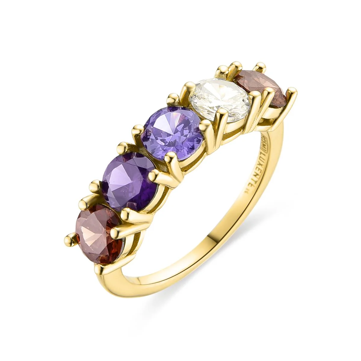 Anillo Yadu Plata de Ley 925 - Yadu MORADO