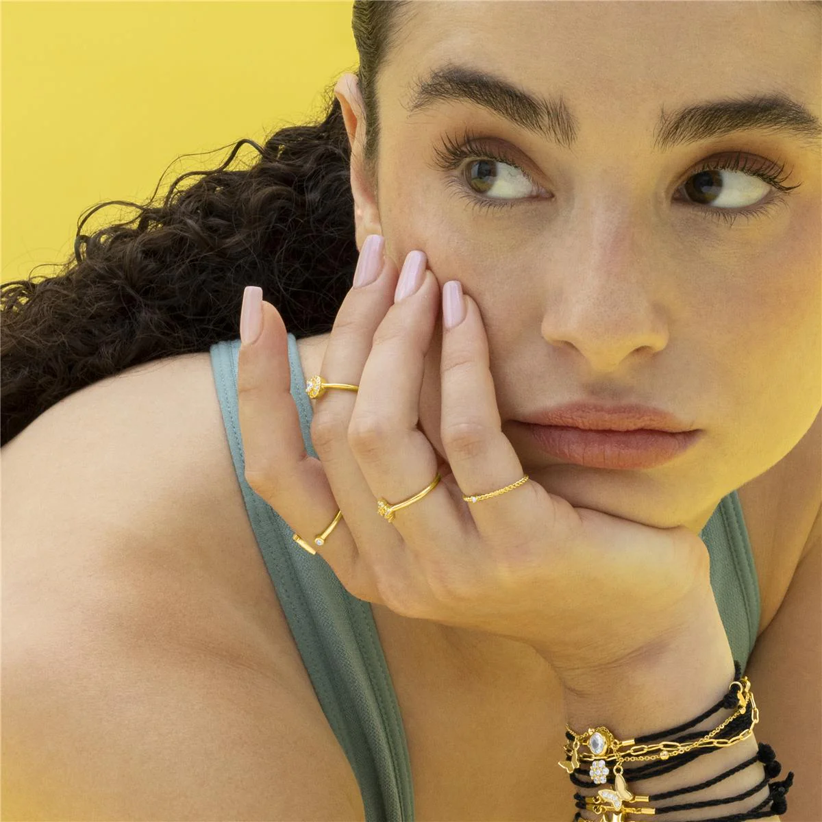 Anillo Yalik Oro de ley 18k - Yalik BLANCO - Image 3
