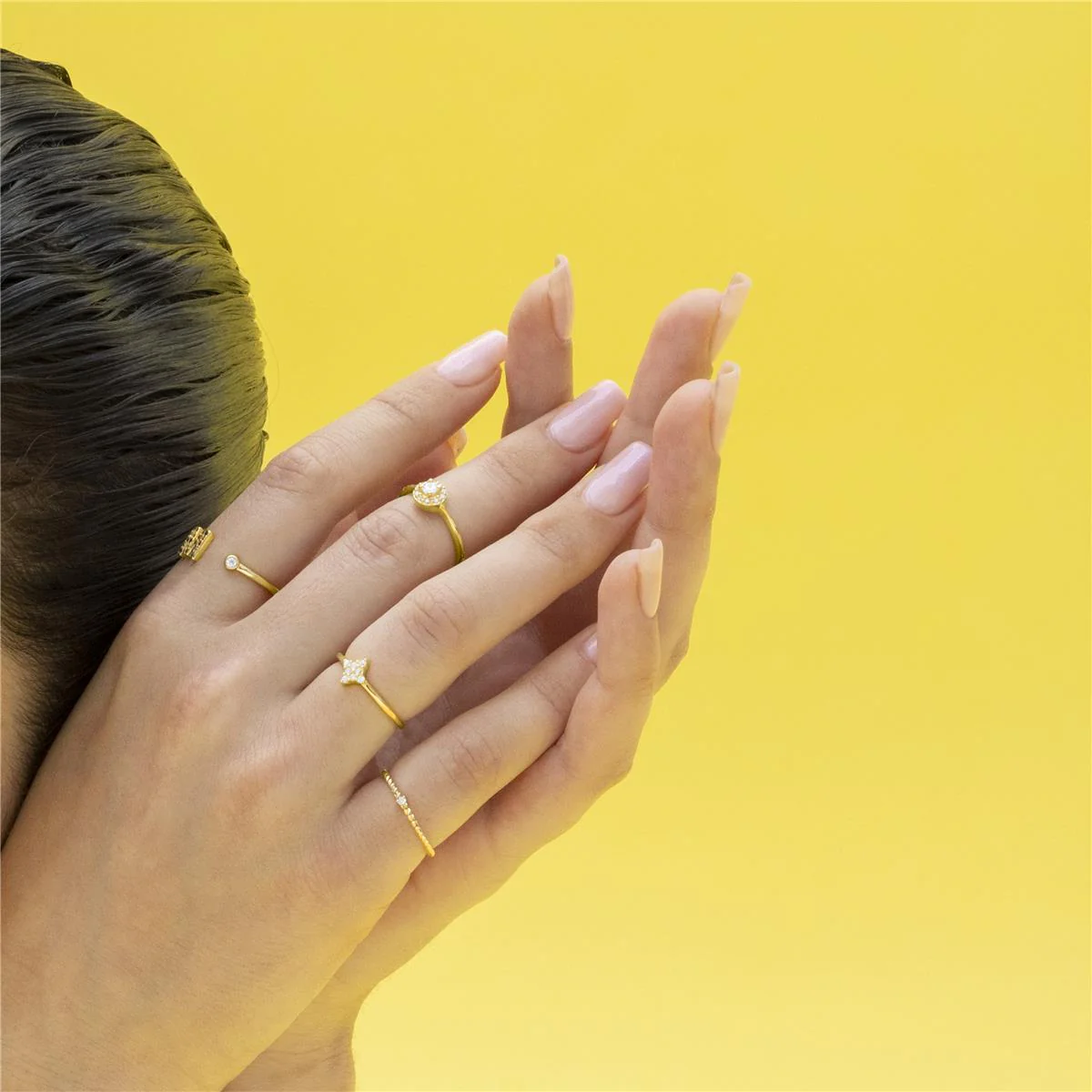 Anillo Yalik Oro de ley 18k - Yalik BLANCO - Image 4