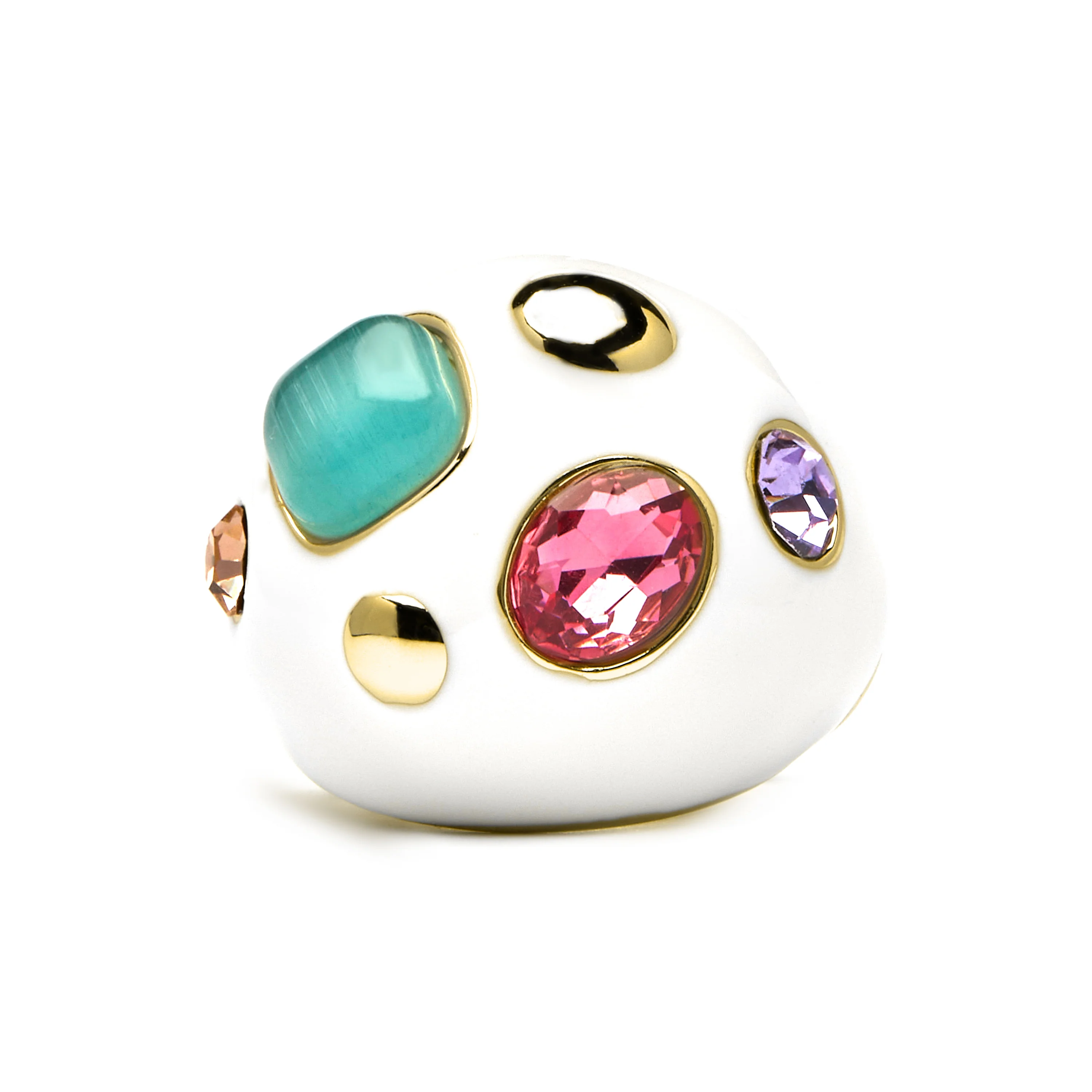 Anillo acabado en oro amarillo 18K - Yever - Image 5