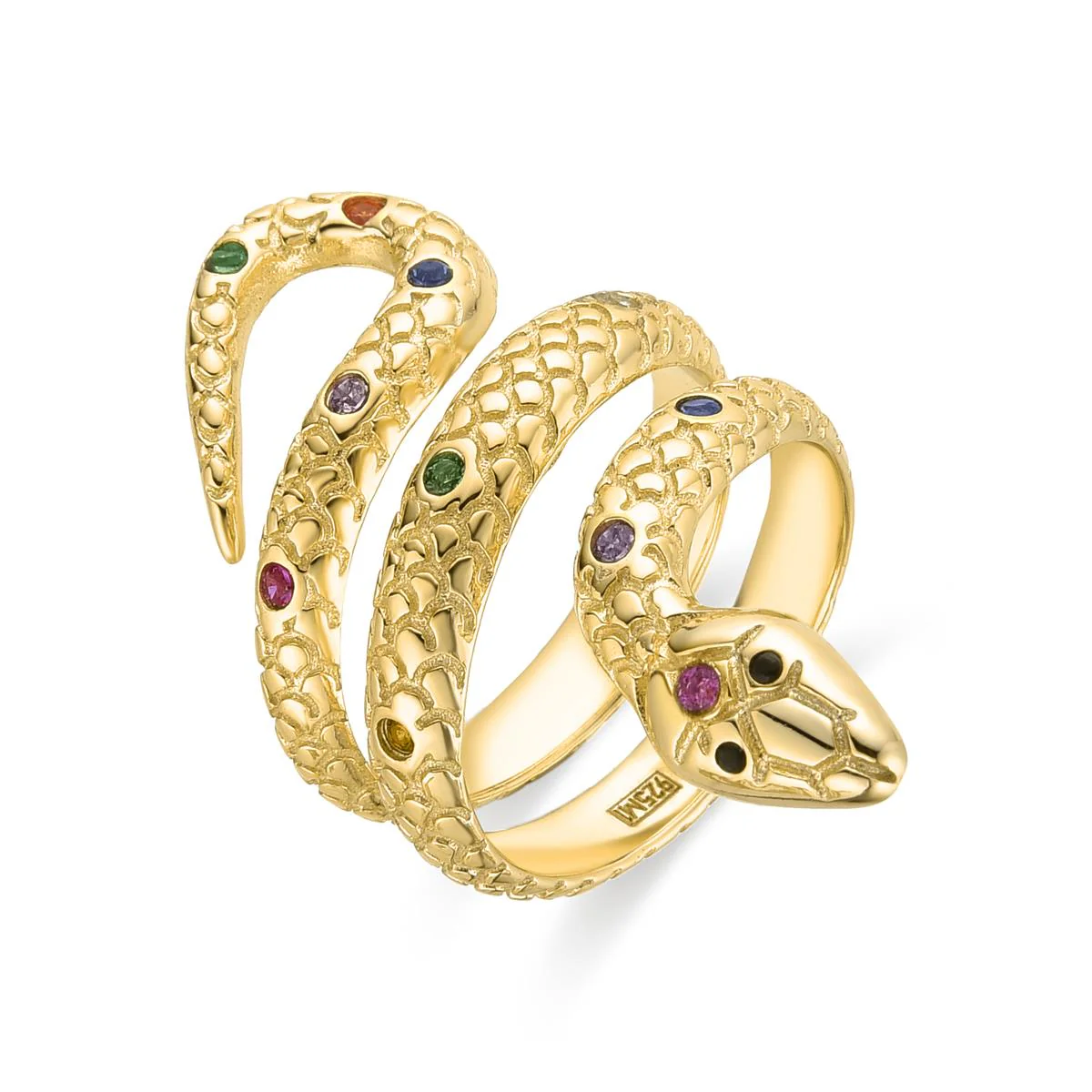 Anillo Zinder Plata De Ley 925 - Zinder MULTICOLOR