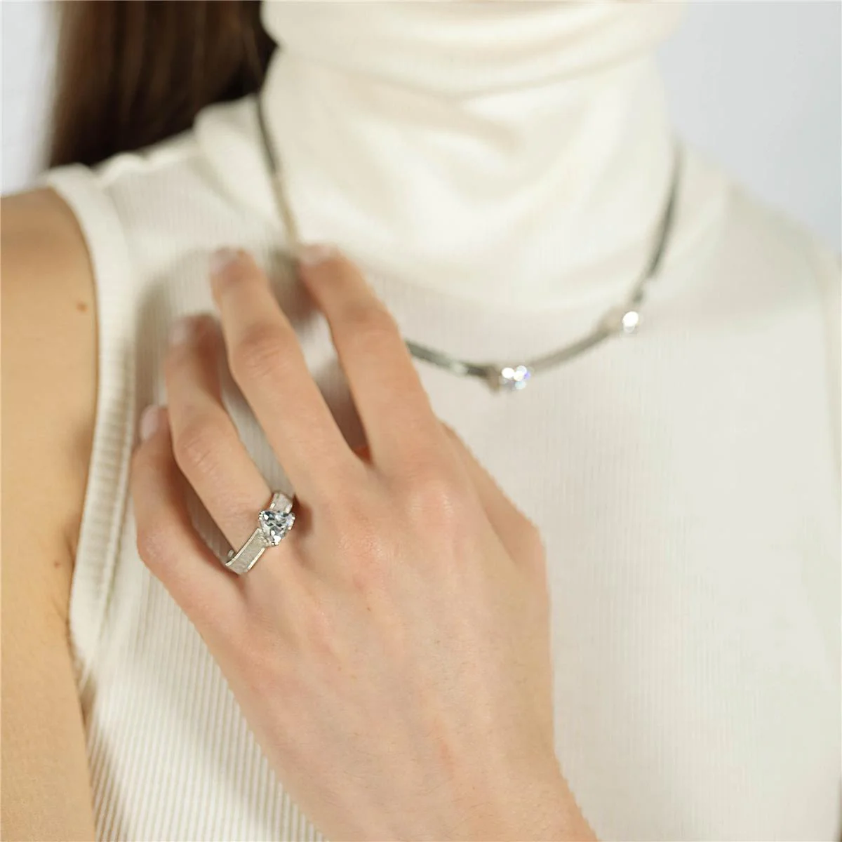 Anillo Zoldira Plata De Ley 925 - Zoldira BLANCO - Image 5