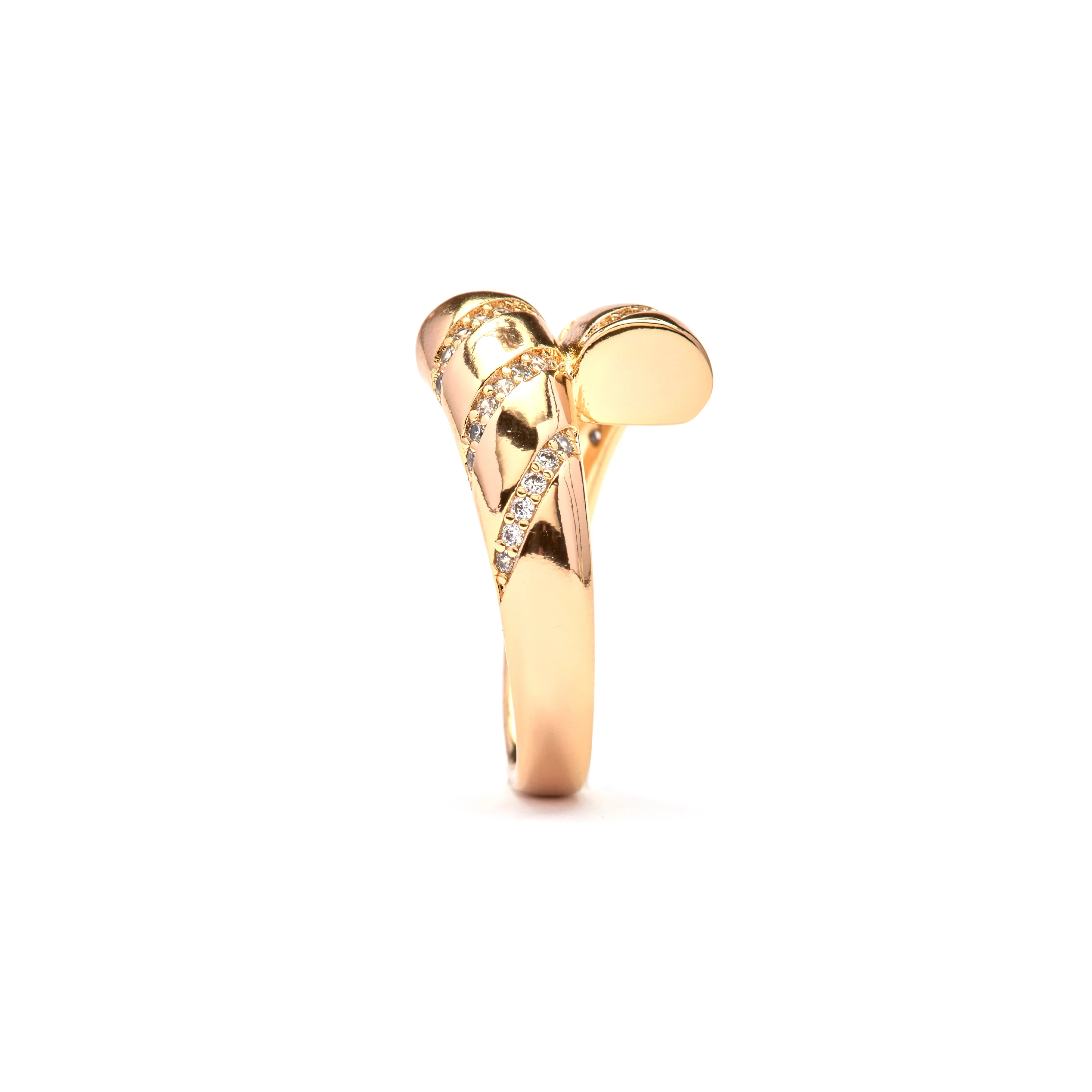 Anillo de Circonita Brillante acabado en oro amarillo de 18k - Phehowl - Image 3
