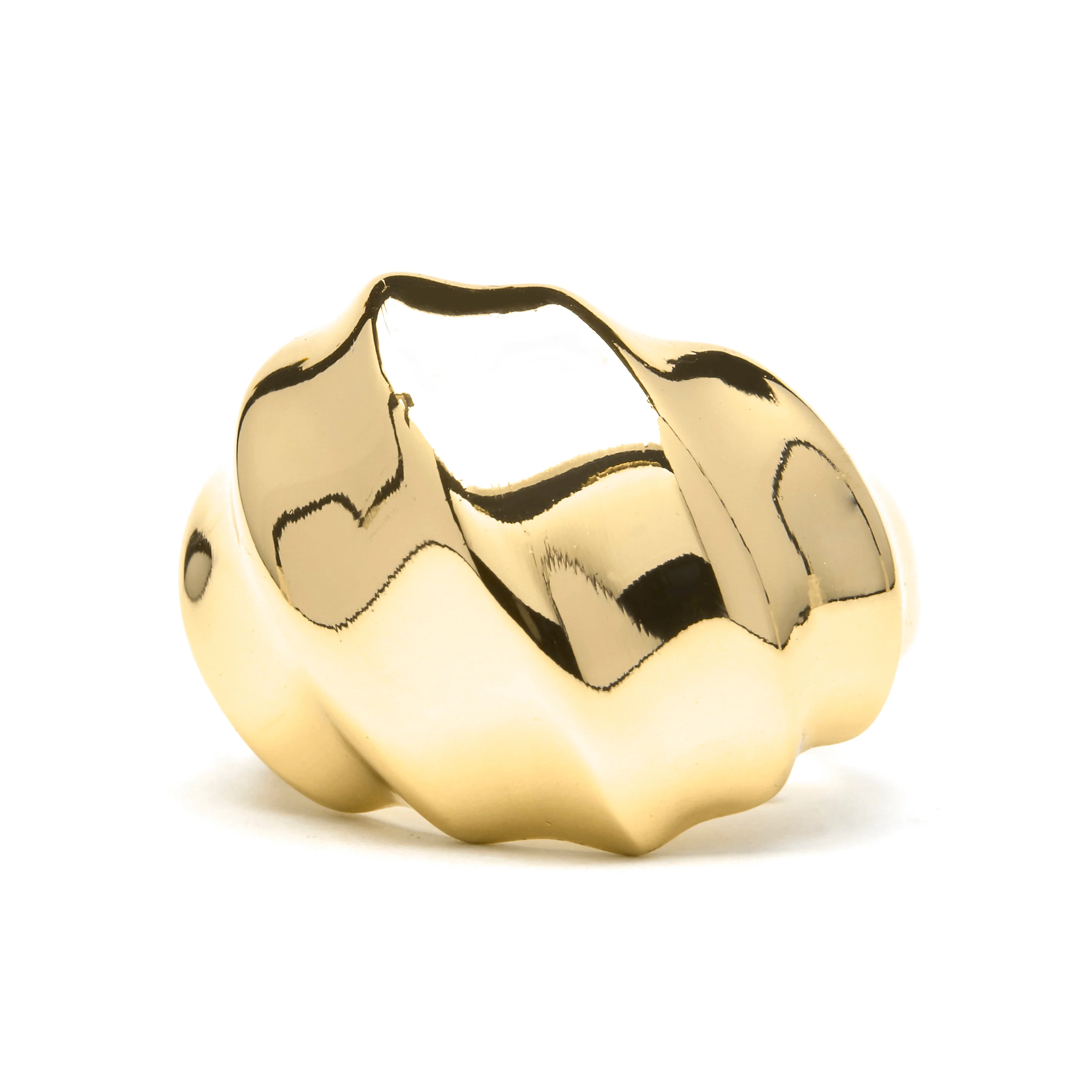 Anillo acabado en oro amarillo de 18k - Dinu - Image 4