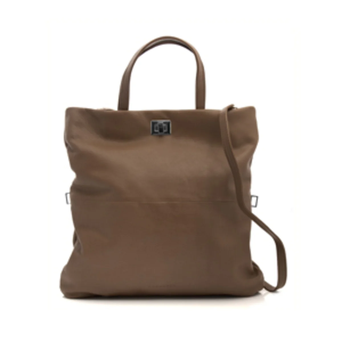 Bolso Leoka acabado en Rodio - Leoka MARRON