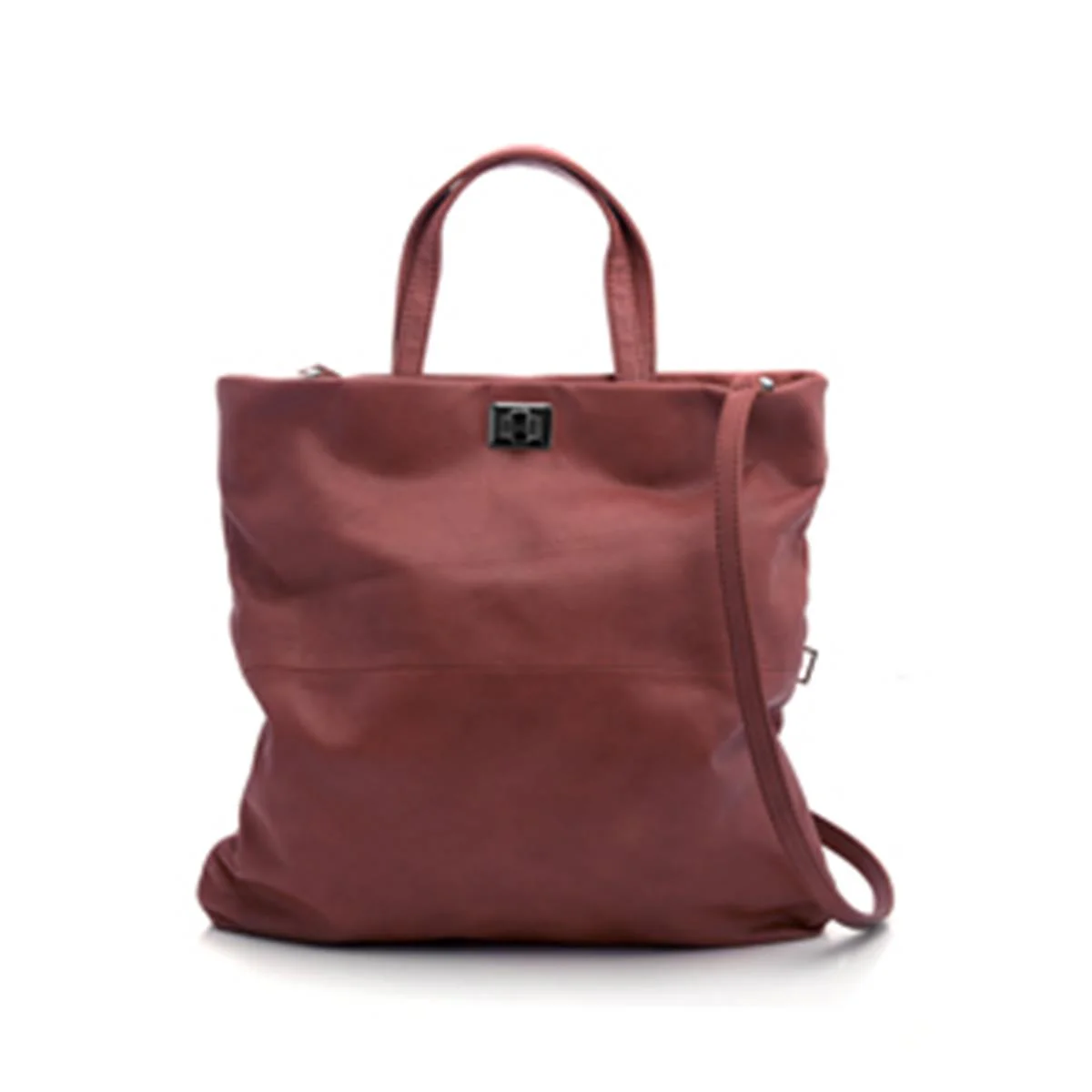 Bolso Leoka acabado en Rodio - Leoka MARRON