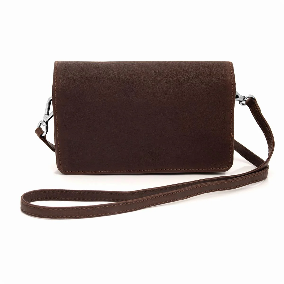 Bolso Leoka acabado en Rodio - Leoka MARRON