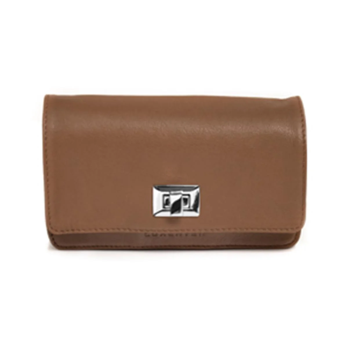 Bolso Leoka acabado en Rodio - Leoka MARRON