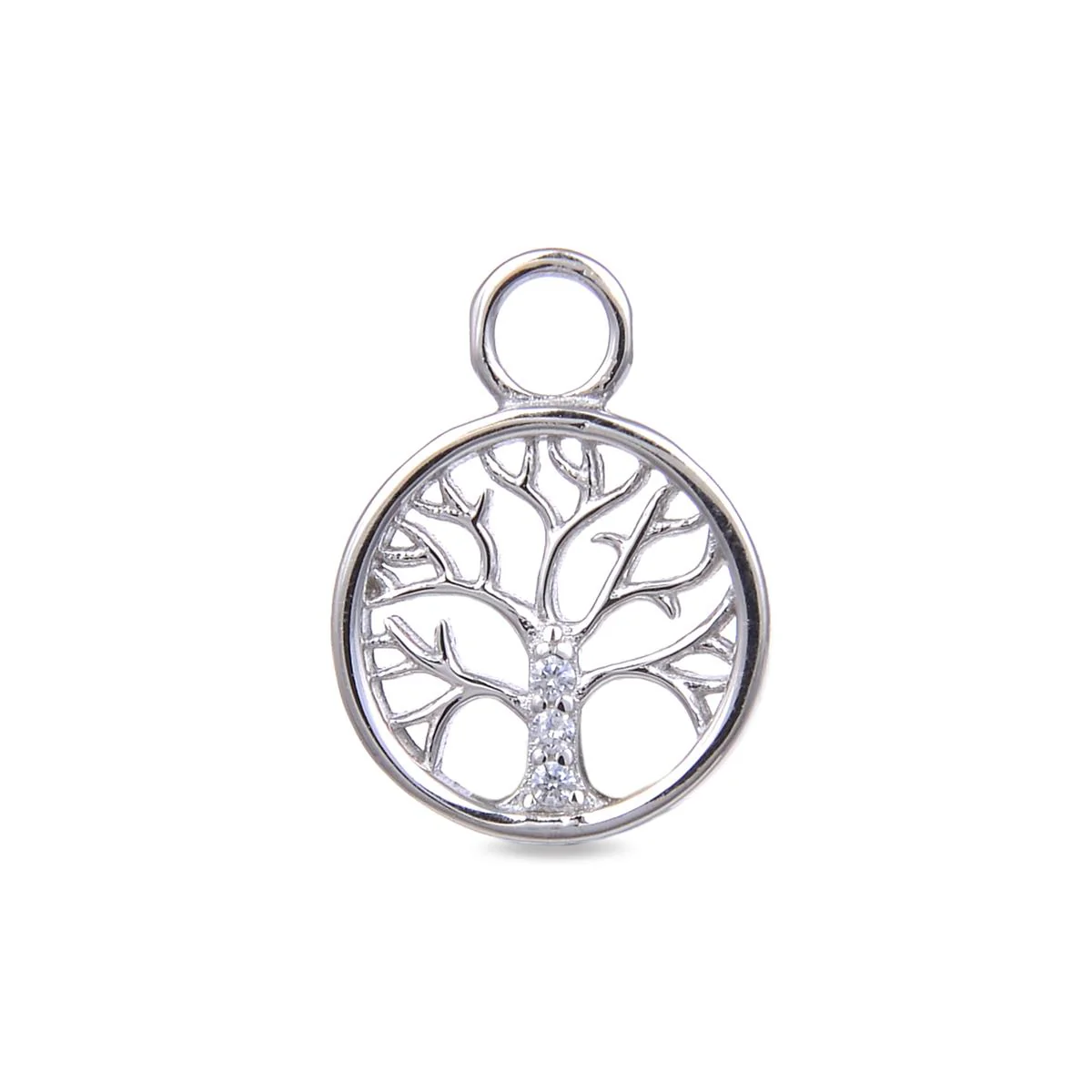 Colgante Arbol Vida Plata De Ley 925 - Arbol Vida BLANCO