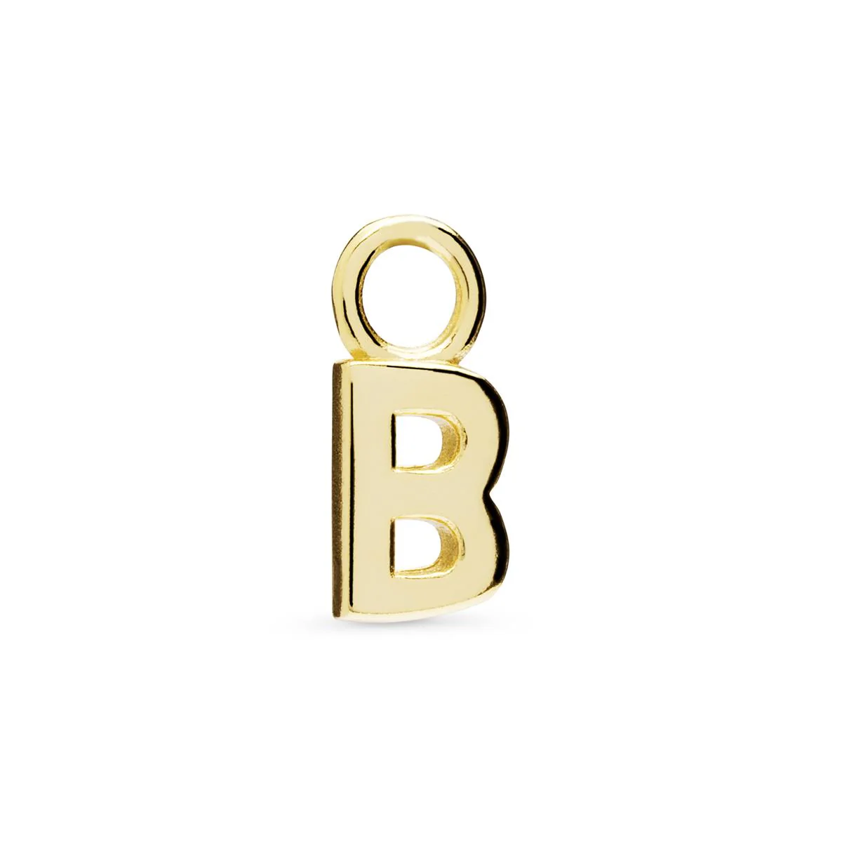 Colgante B Plata De Ley 925 - B AMARILLO
