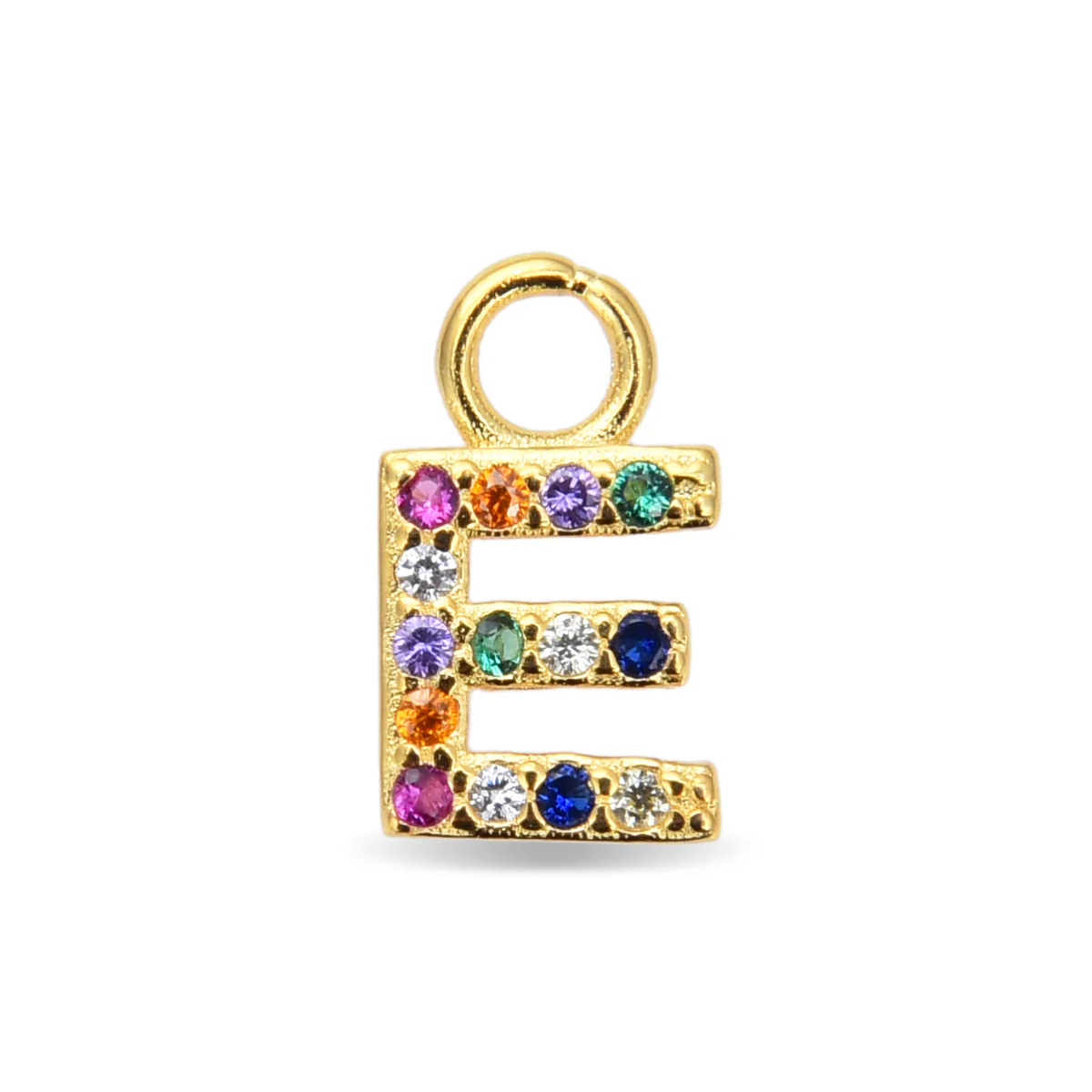 Colgante E Plata De Ley 925 - E MULTICOLOR