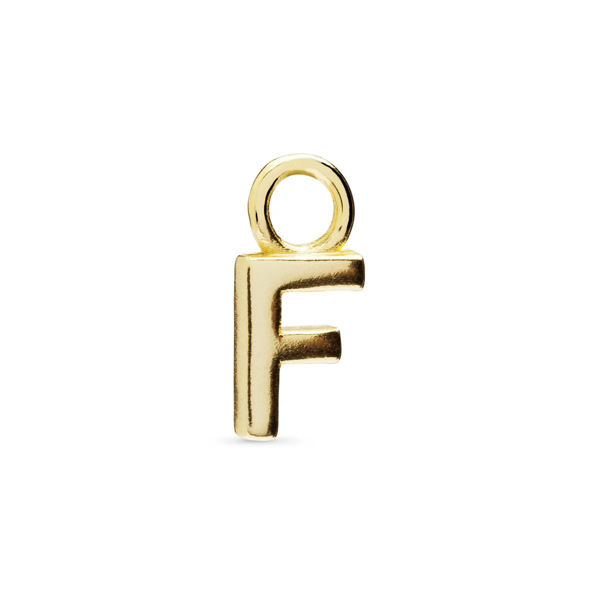 Colgante F Plata De Ley 925 - F AMARILLO