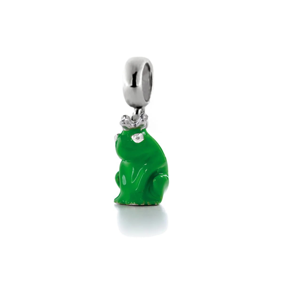 Colgante Frog Plata De Ley 925 - Frog VERDE